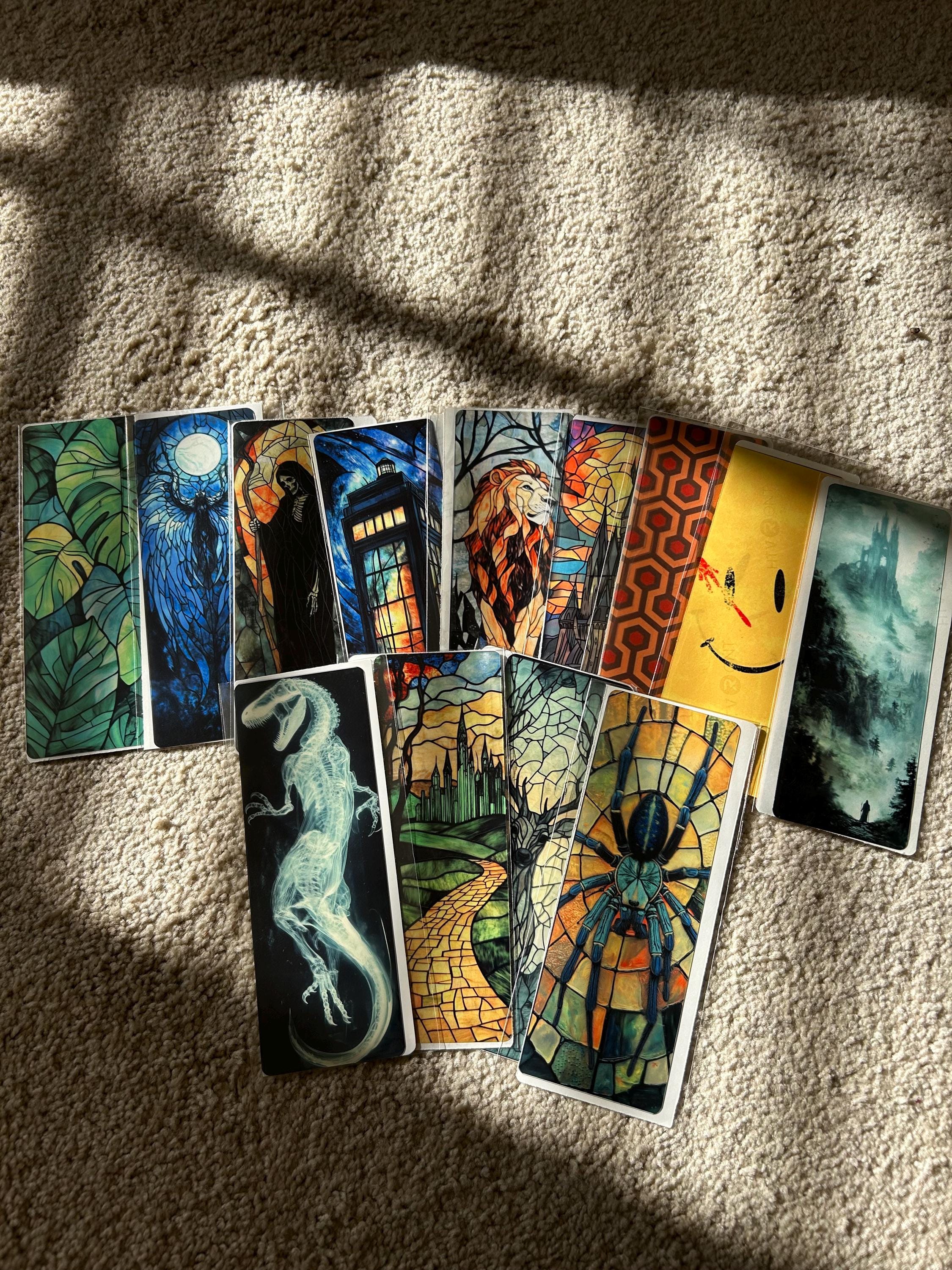 Blue Eragon Bookmark - Handcrafted Inheritance Cycle Inspired Bookmark, Fantasy Dragon Design