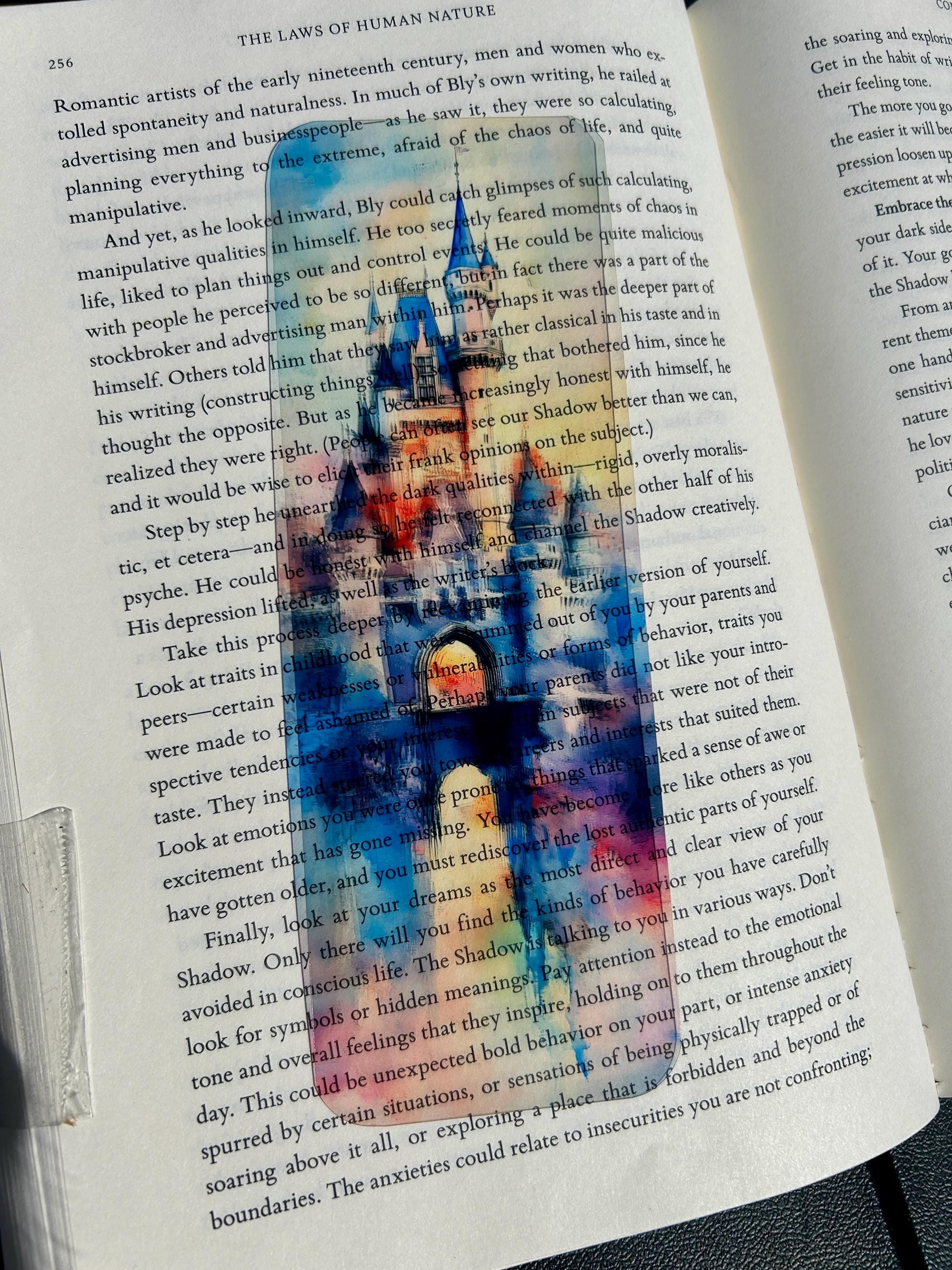 Happiest Place On Earth Disneyland Bookmark – Fairytale Fantasy Art for Dreamers, Readers, and Book Lovers
