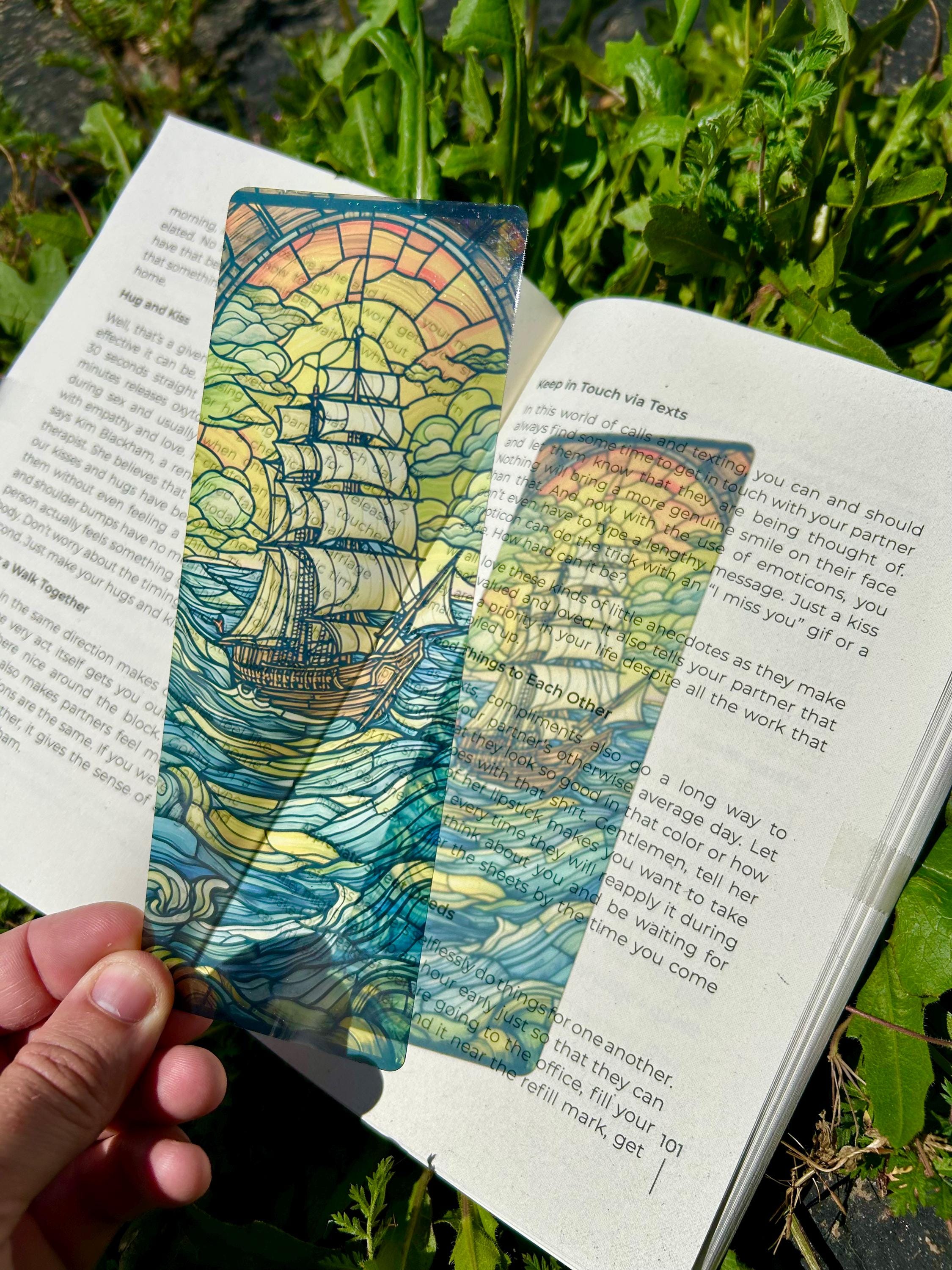 Nautical Pirate Ship Bookmark – Adventure on the High Seas, Vintage Ship Design, Perfect Gift for Pirates