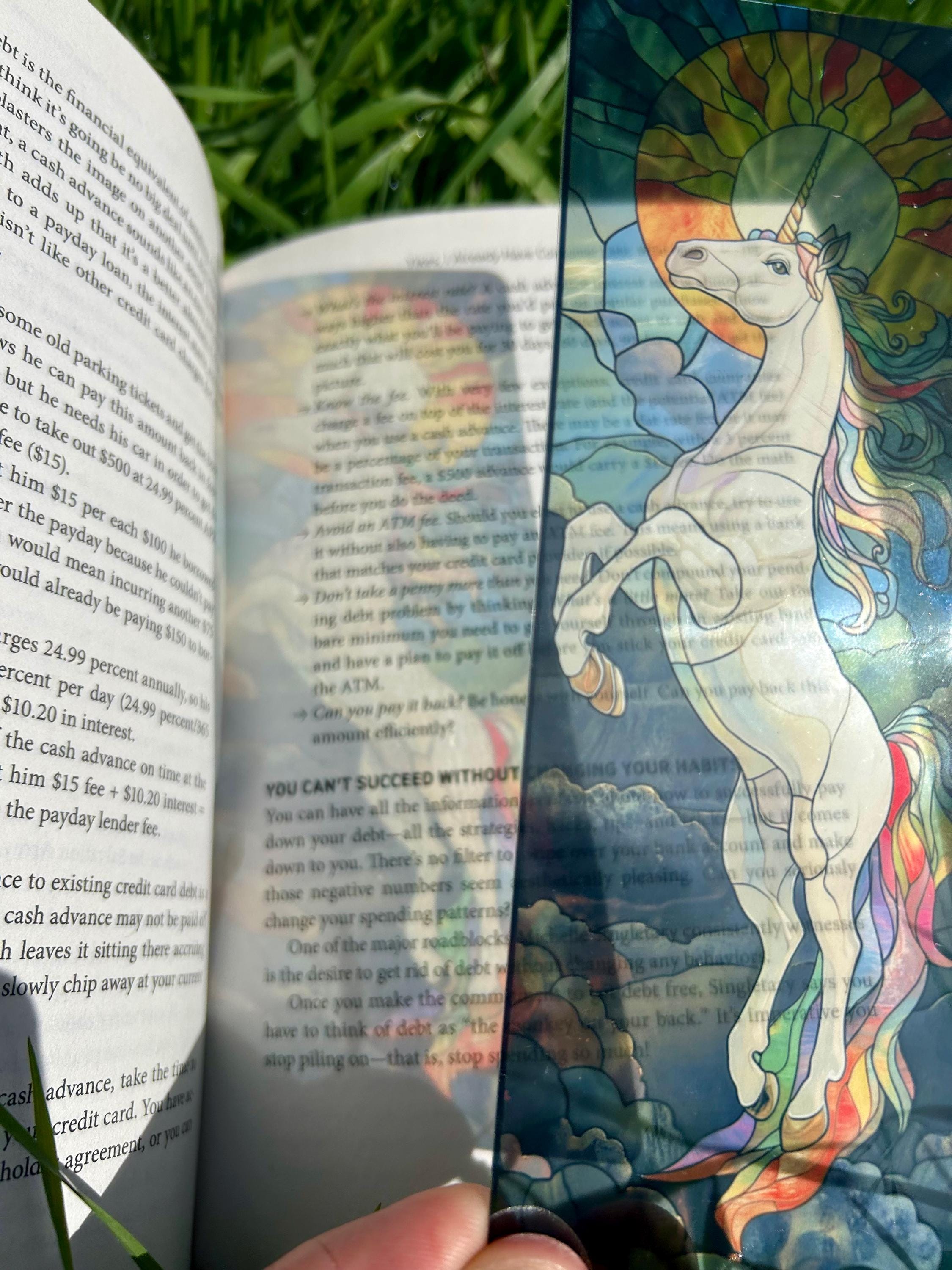 Unicorn Bookmark - Magical, Cute, and Colorful Unicorn Design for Book Lovers, Perfect Unicorn Gift for Readers, Stationery Enthusiasts!