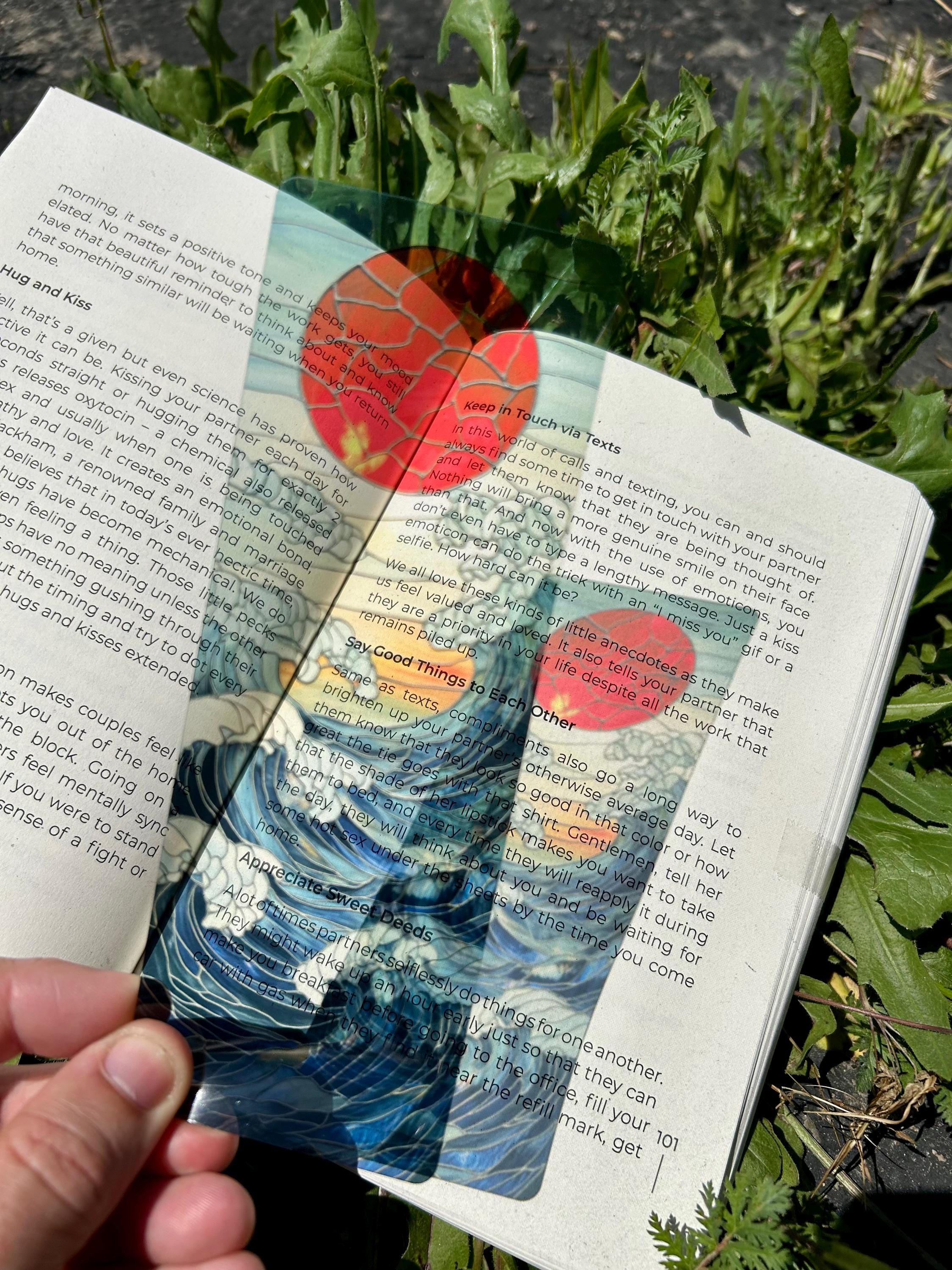 Traditional Japanese Style Ocean Waves Bookmark – Classic Wave Art, Nature-Inspired Gift for Art Lovers & Book Enthusiasts