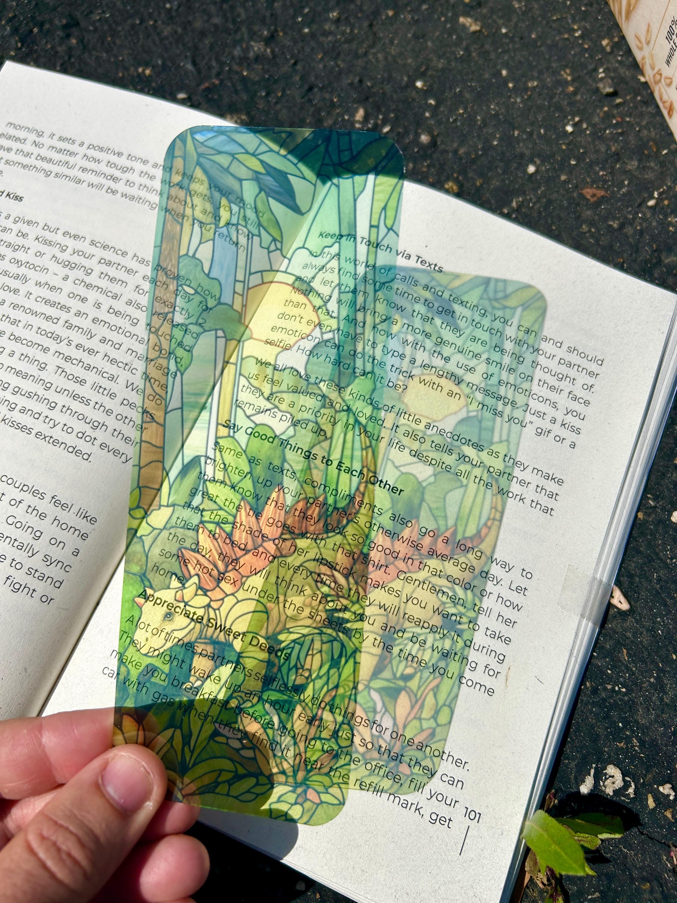 Stegosaurus Bookmark – Prehistoric Dinosaur Design, Unique Gift for Paleontology Fans & Book Lovers