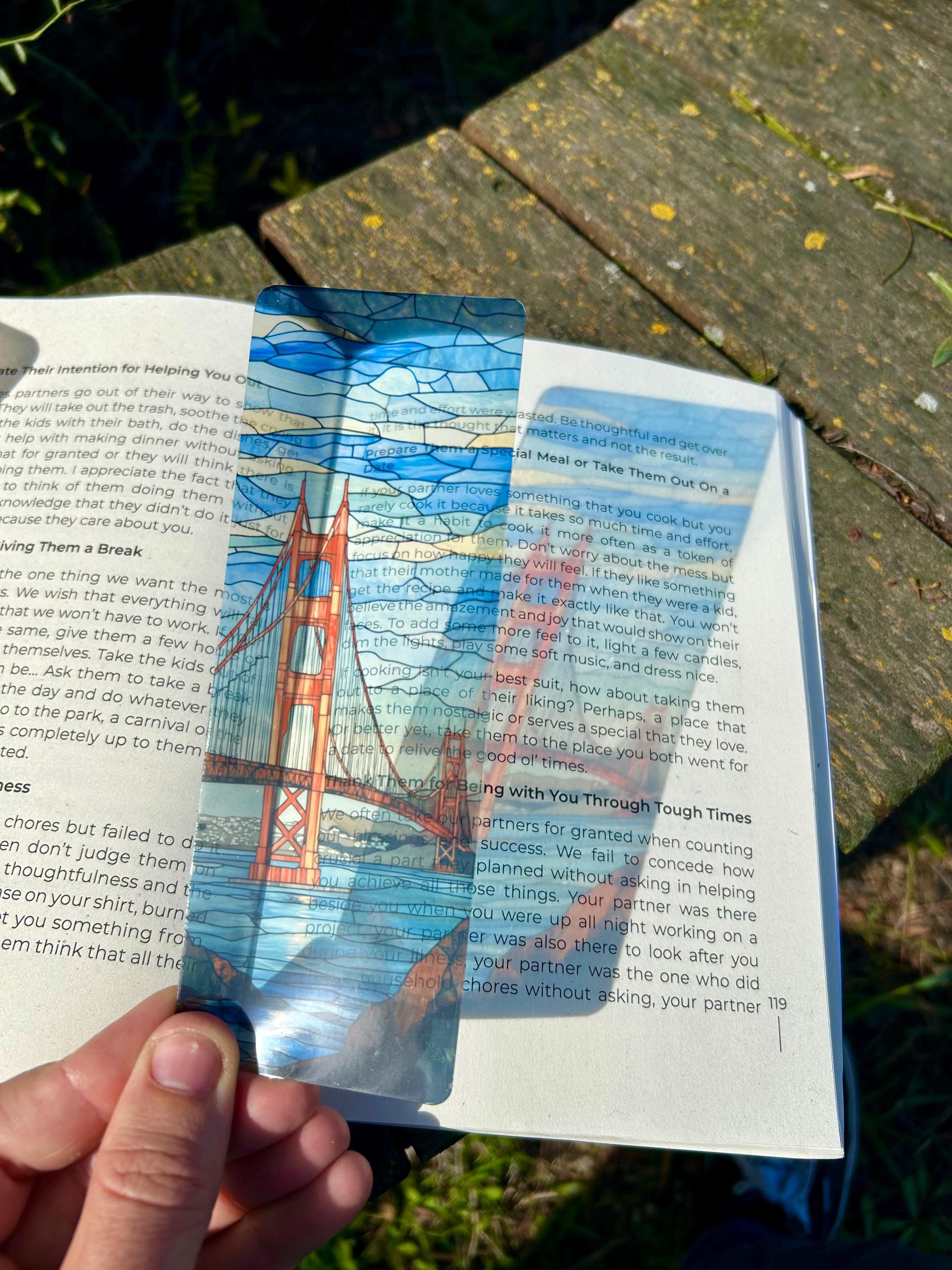 San Francisco Golden Gate Bridge Bookmark - Iconic Bridge Design, Perfect for Travel Lovers,Architecture Enthusiasts, Unique Gift