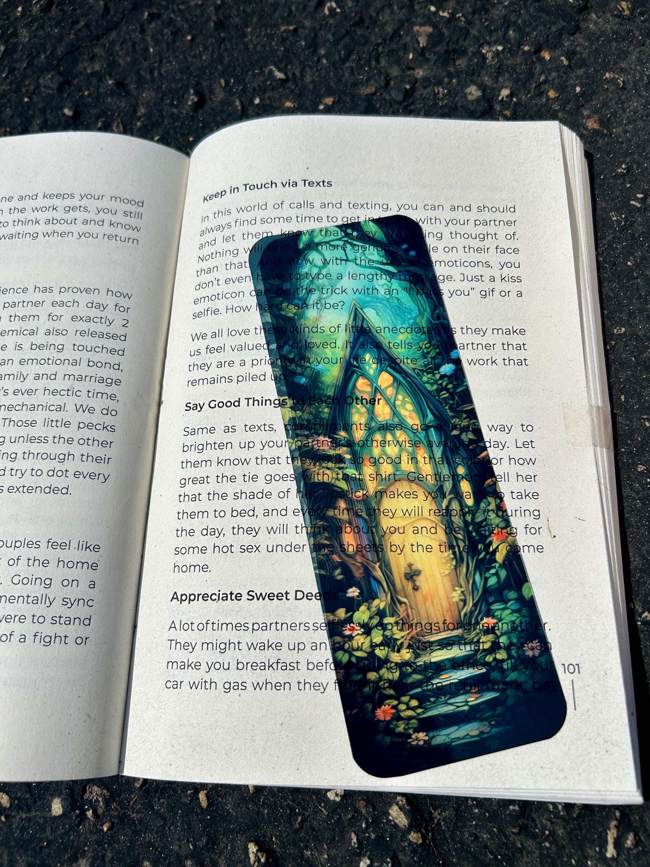 Magical Forest Doorway Bookmark – Enchanted Portal to Adventure, Fantasy Book Lover Gift, Mystical Nature-Inspired Accessory