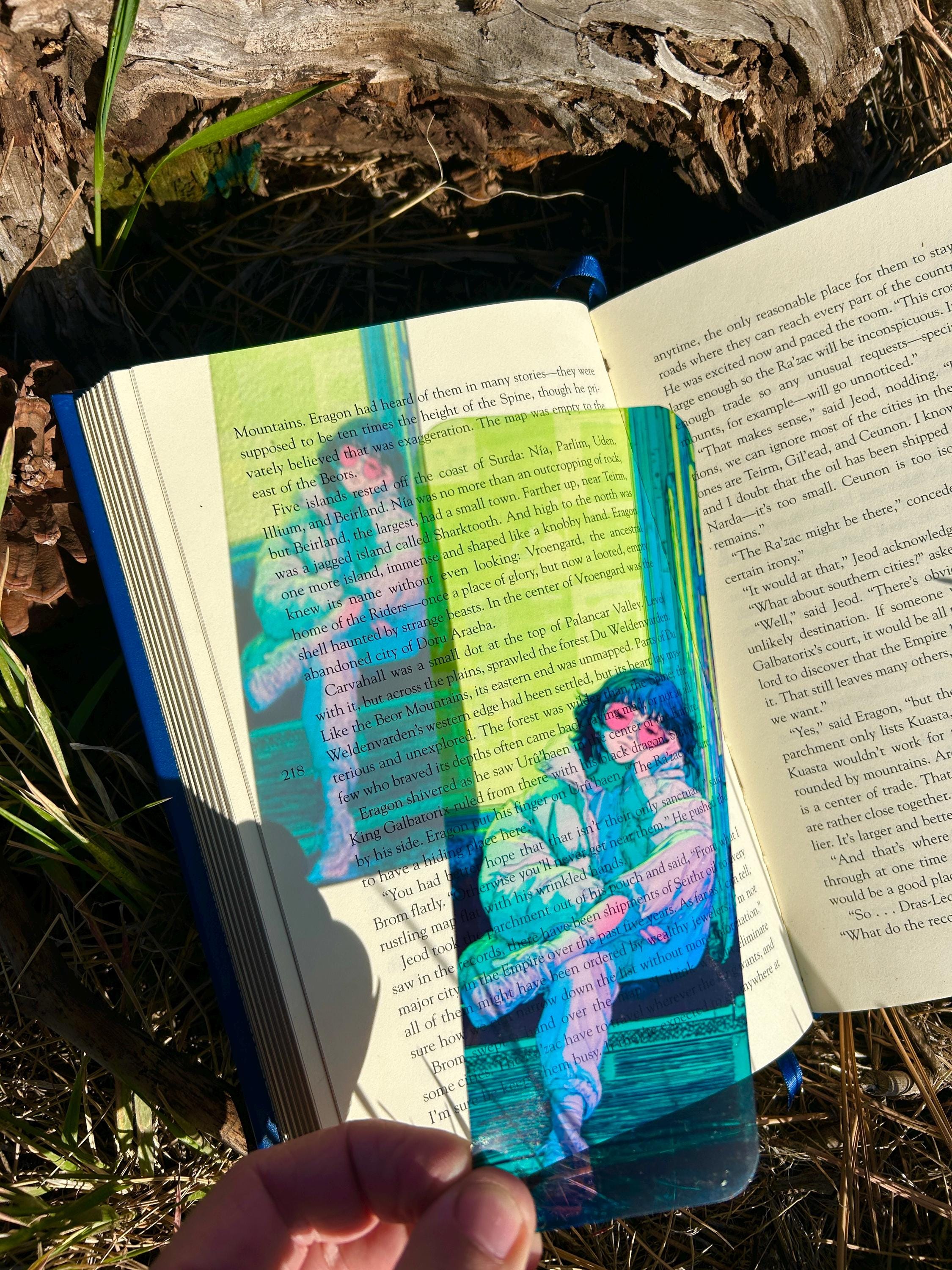 Manga Bookmark, Aesthetic Anime Girl Manga Style Illustration, Reading Accessory for Book Lovers, Unique Stationery Gift, Colorful Manga Art