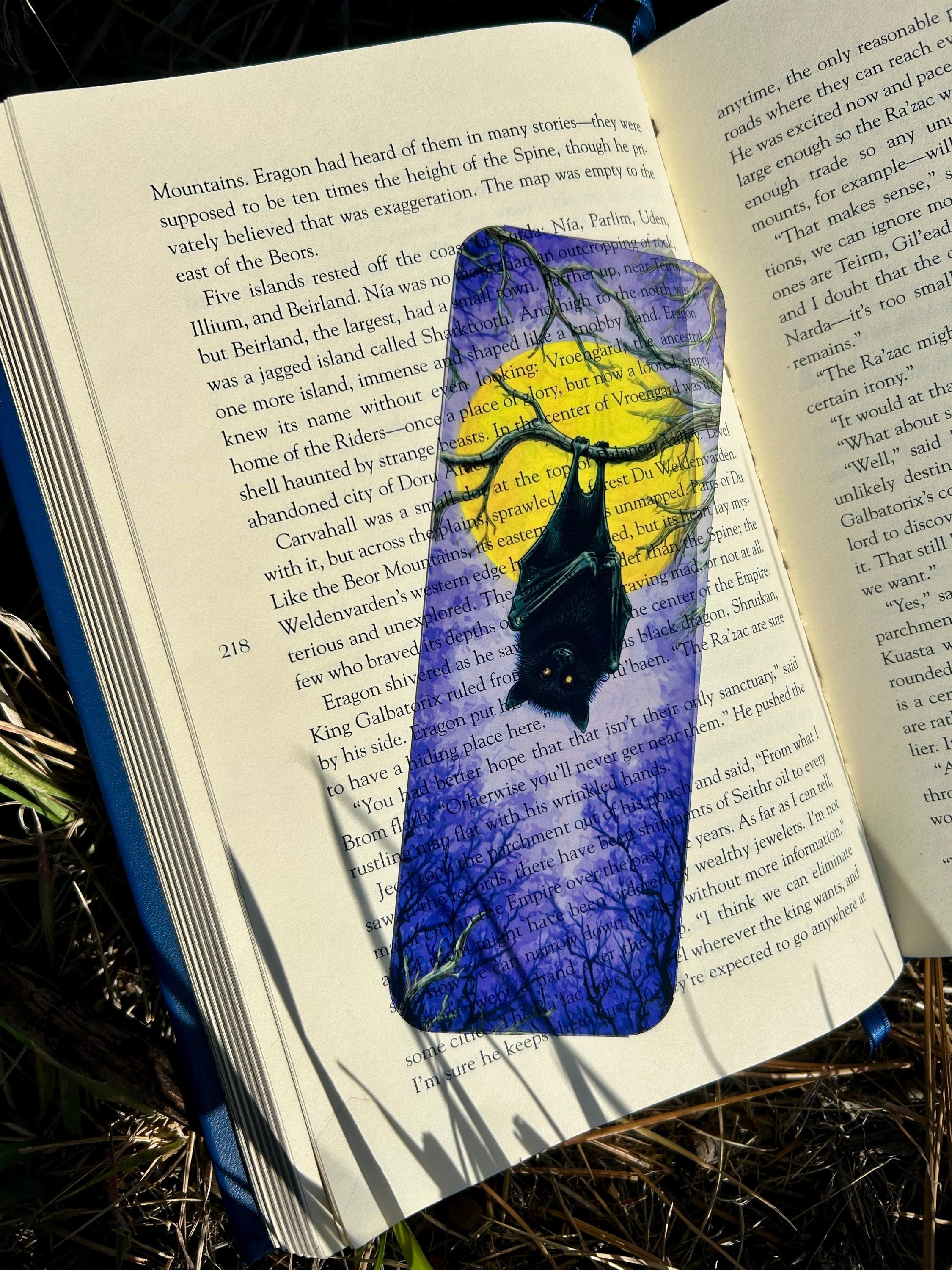 Cute Bat Halloween Sun Catcher & Bookmark