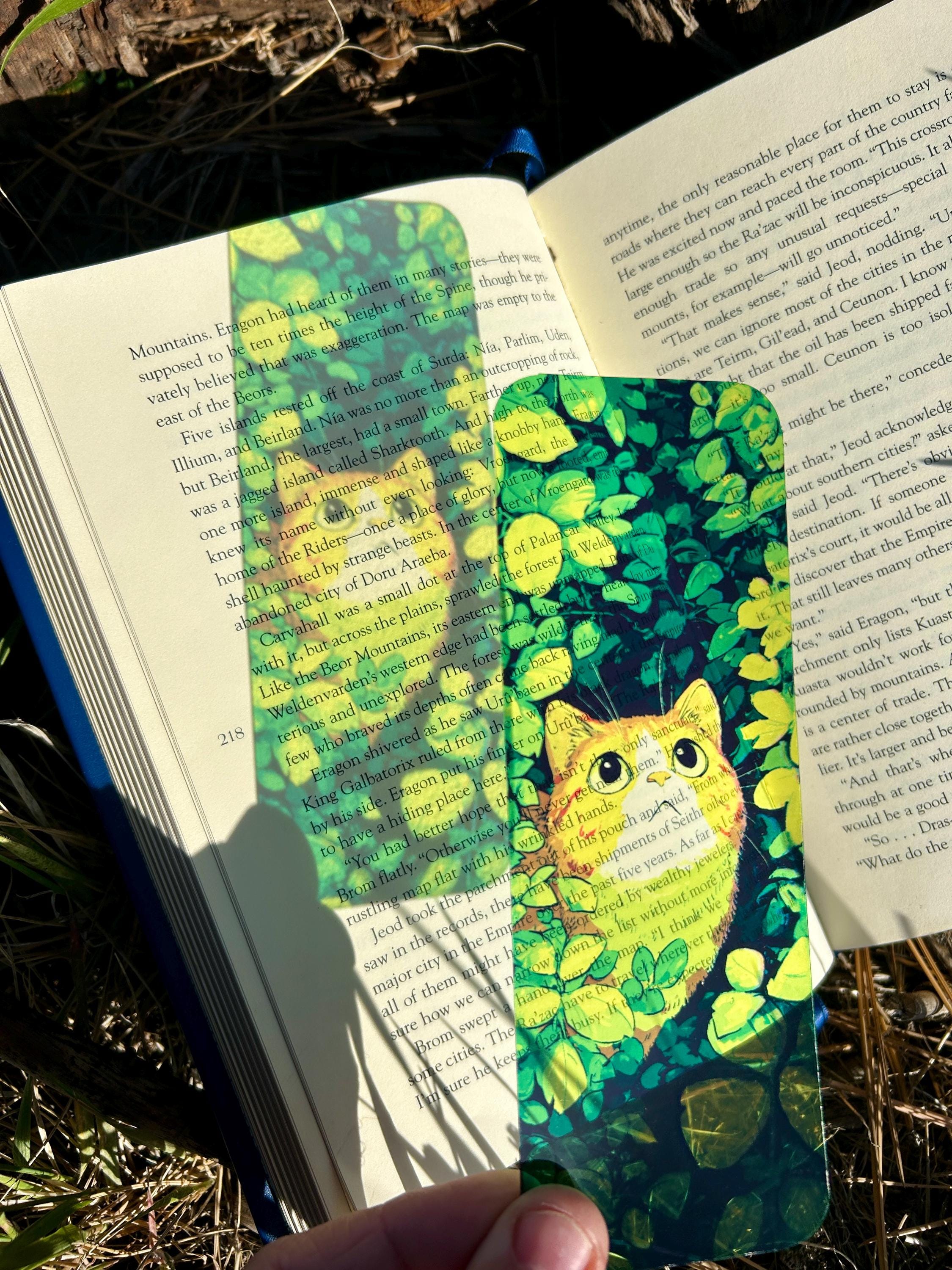 Anime Cat Sun Catcher & Bookmark