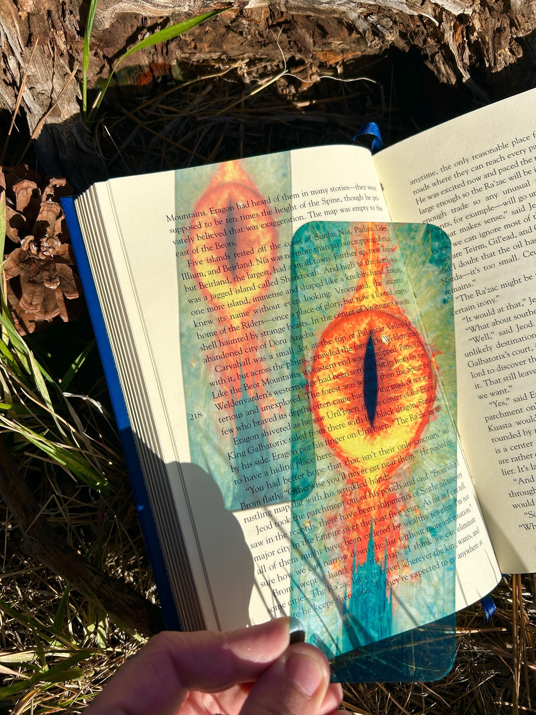 Fire Eye Tower Stained Glass Suncatcher, Fiery Watcher Fantasy Window Art, Epic Dark Realm Inspired Aesthetic, Mystical Power Symbol Decor