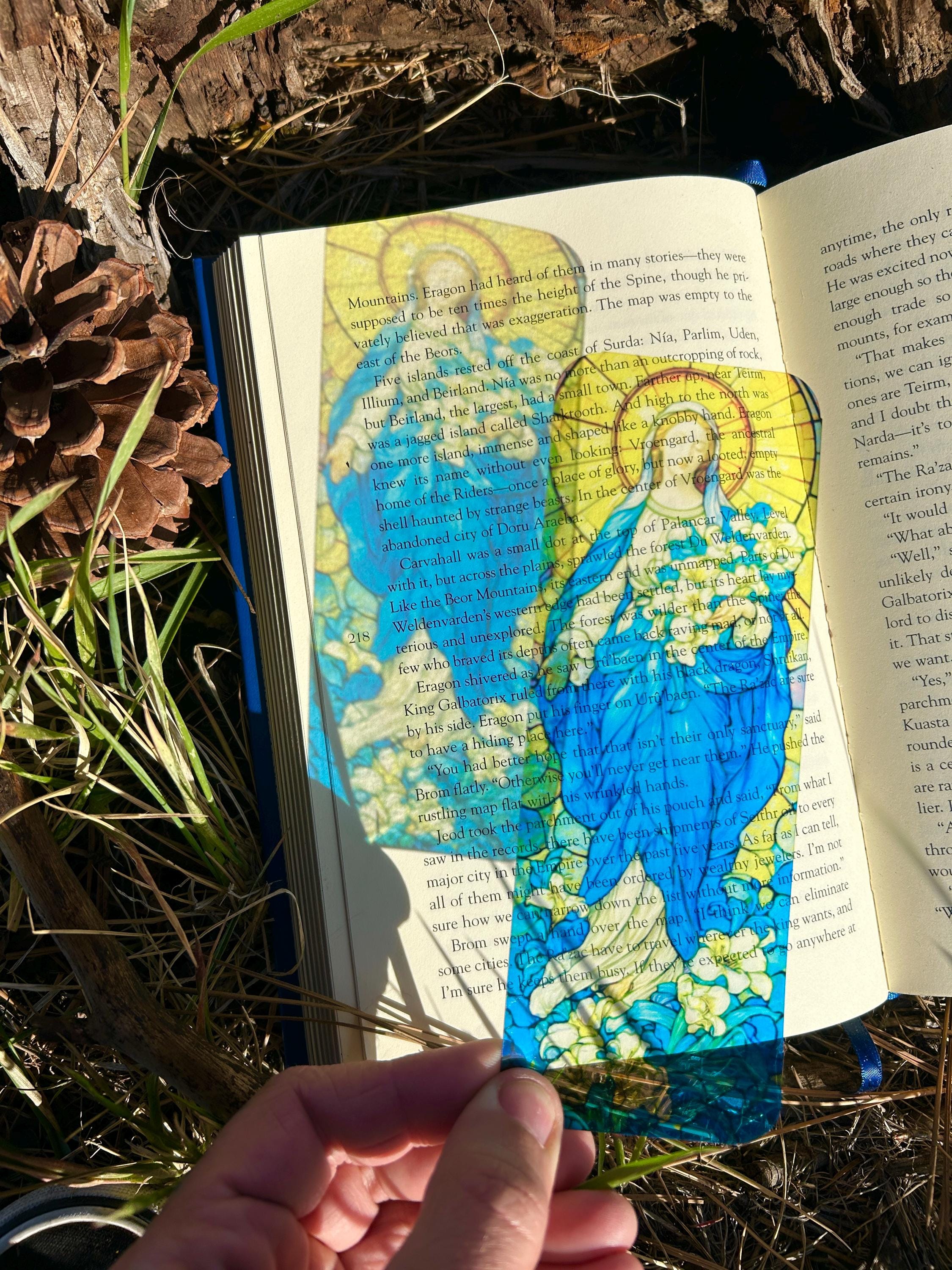 Queen of Angels Sun Catcher & Bookmark