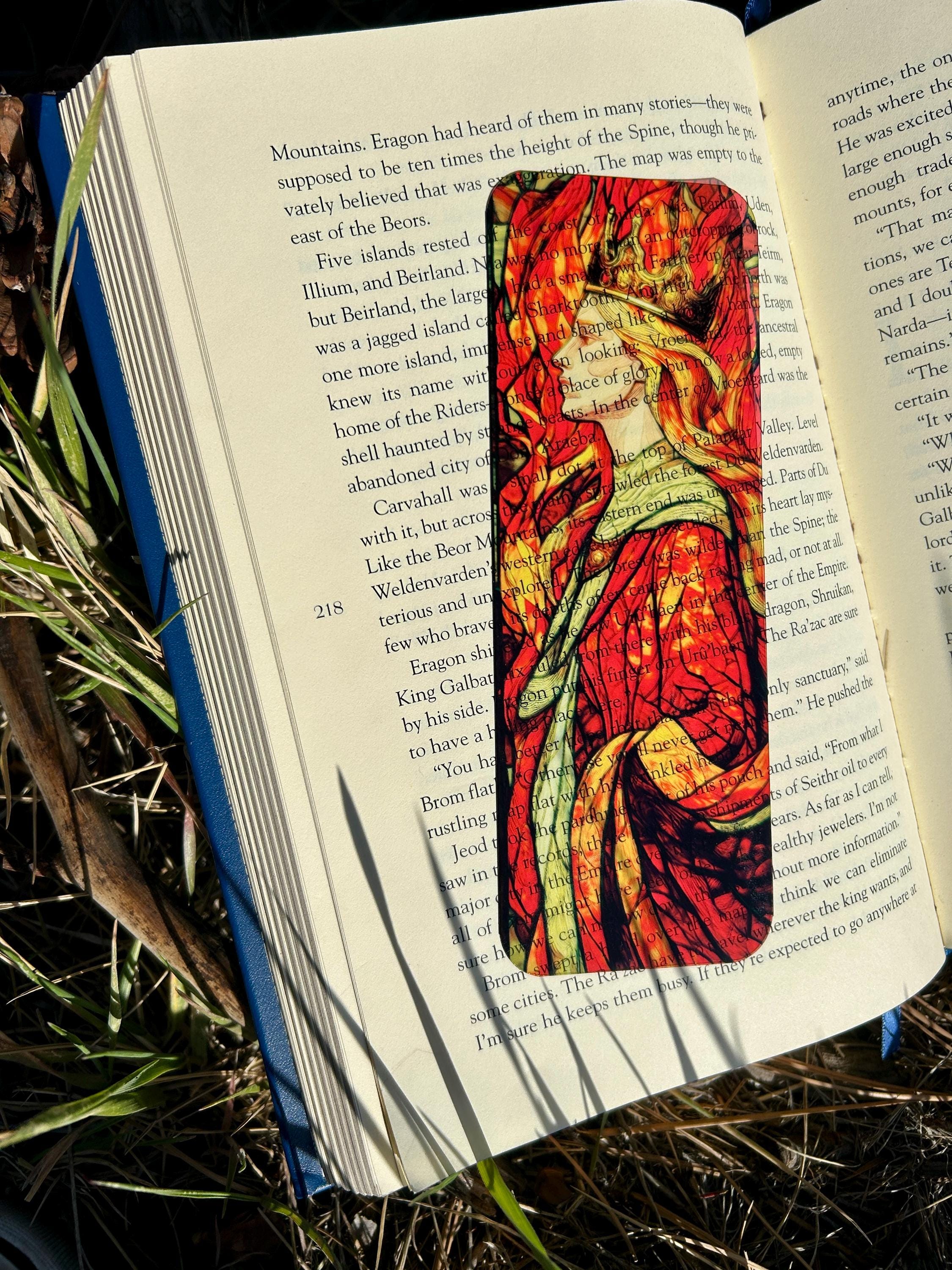 Throne of Fireheart Glass Bookmark Galathynius And Sun Catcher Aelin
