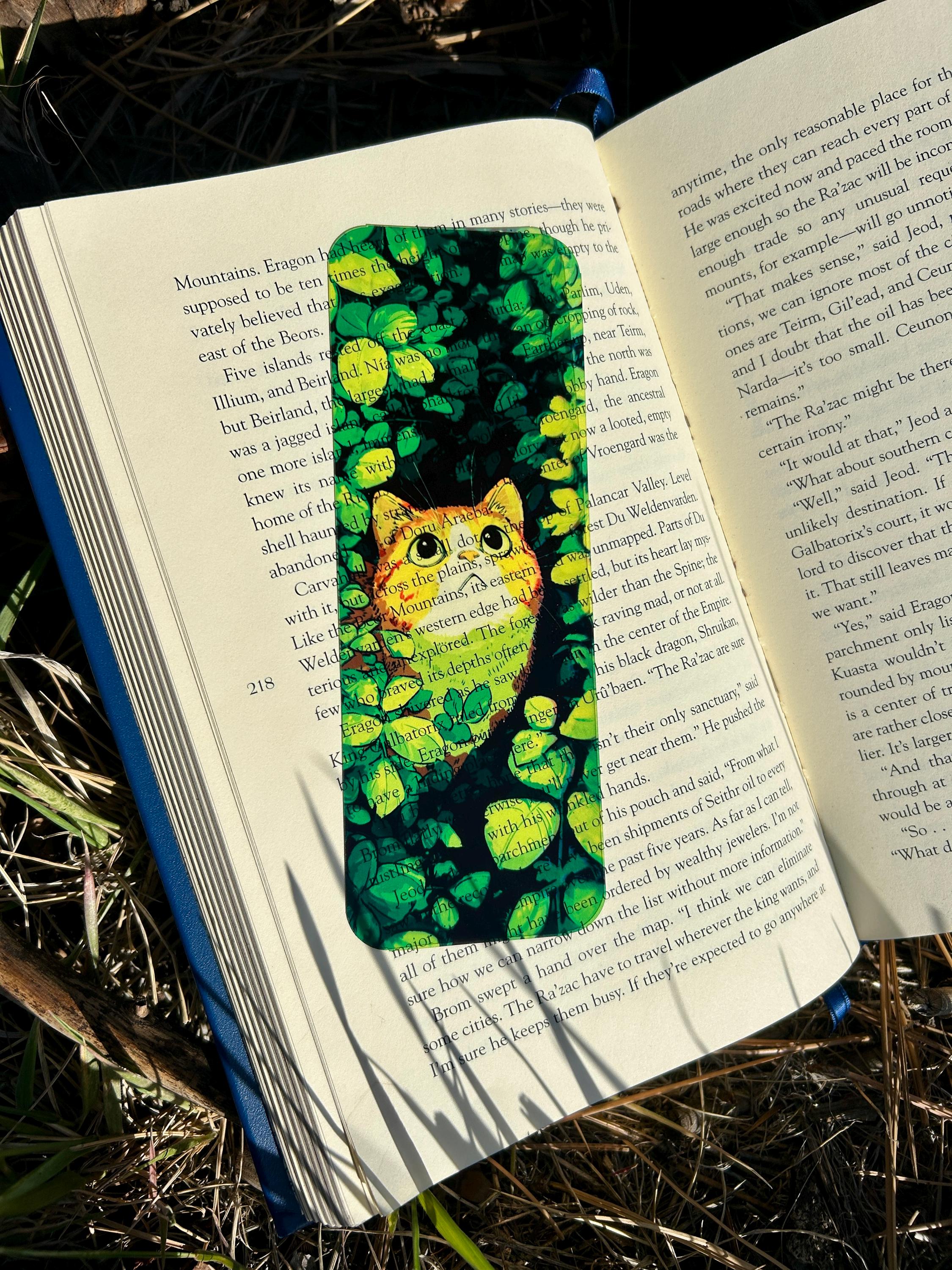Anime Cat Sun Catcher & Bookmark