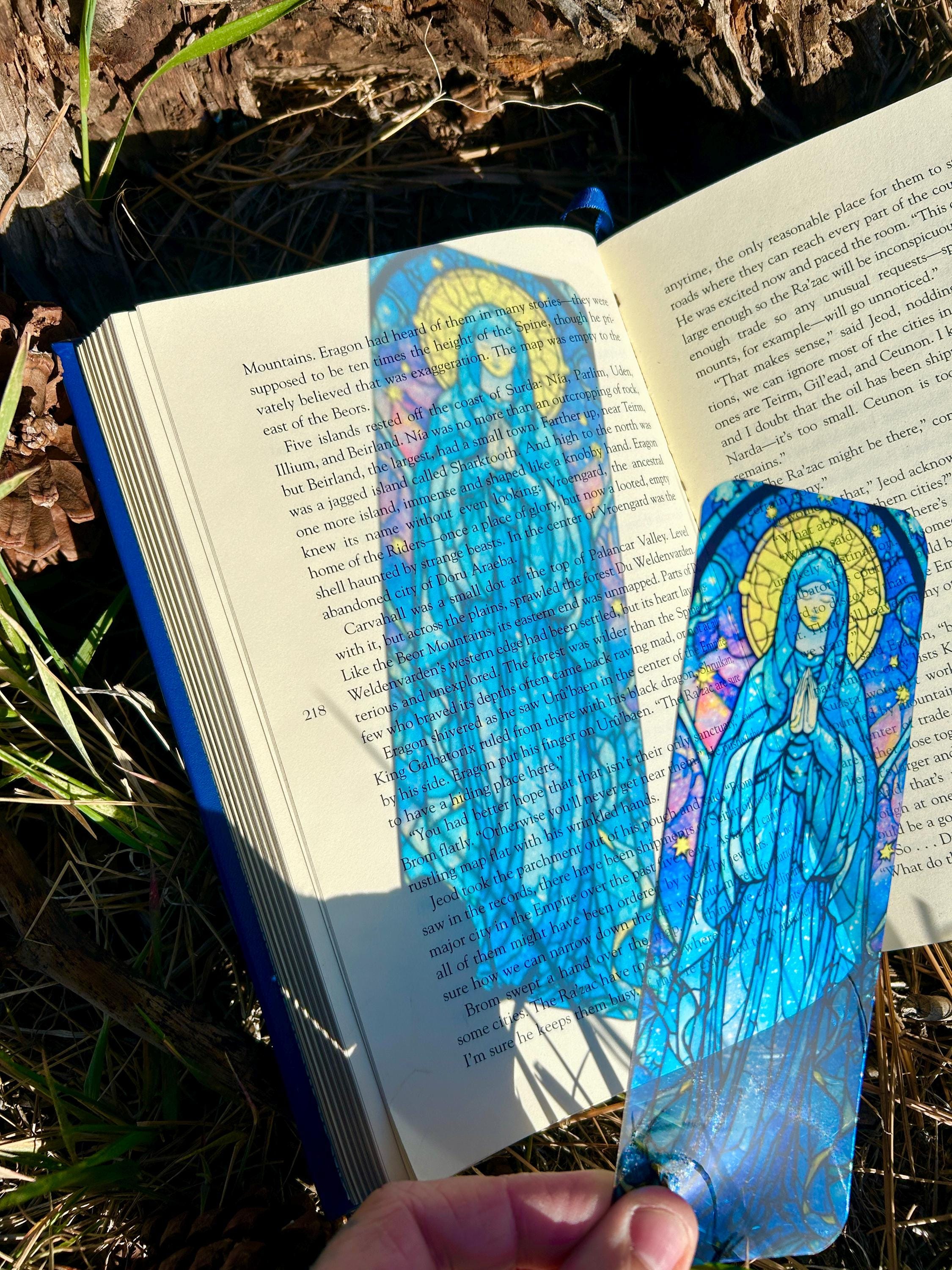 Our Lady, Star of the Sea Stella Maris Sun Catcher & Bookmark