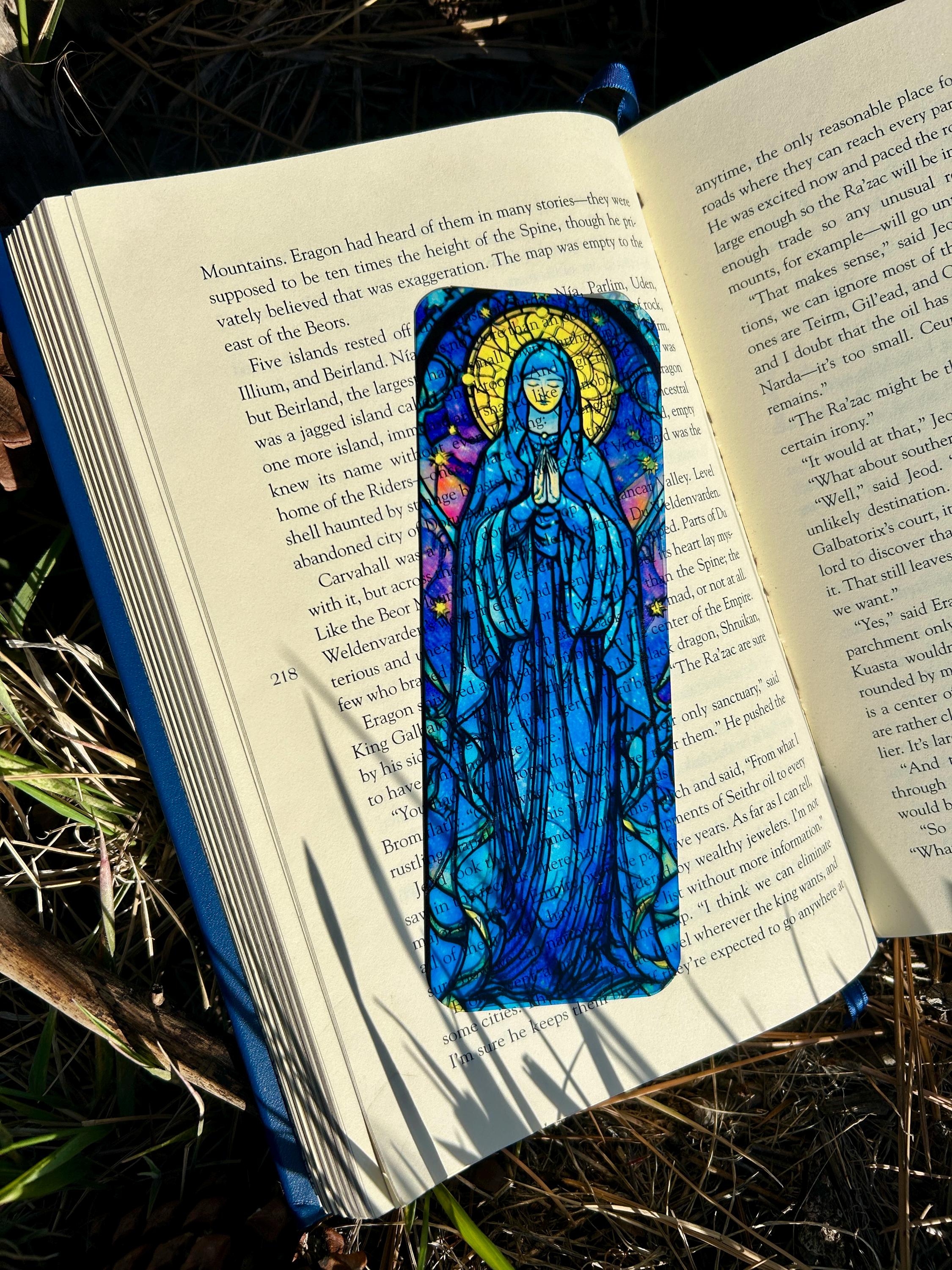 Our Lady, Star of the Sea Stella Maris Sun Catcher & Bookmark