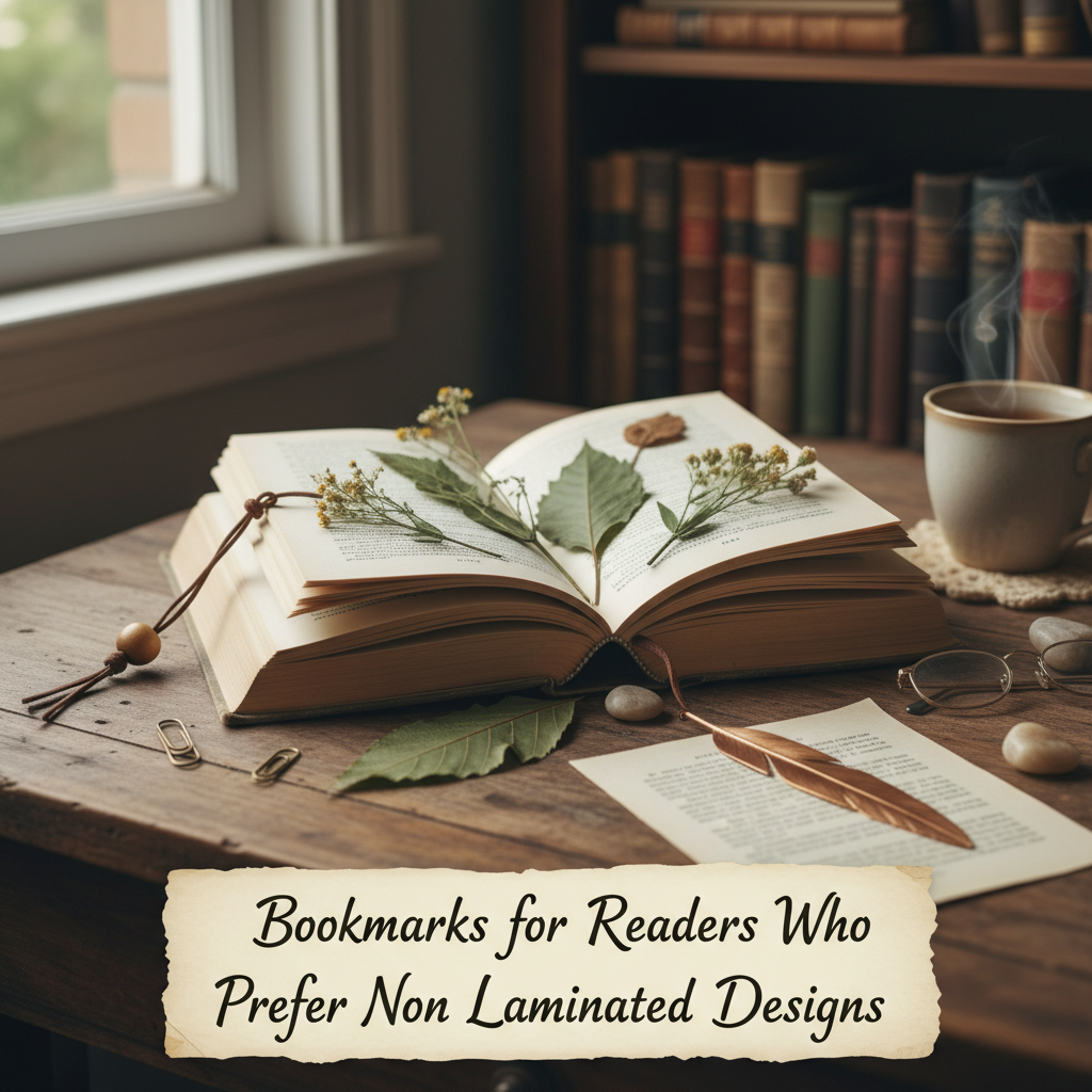 Bookmarks for Readers Who Prefer Non Laminated Designs