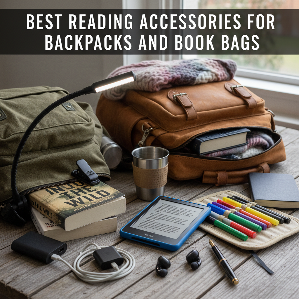 Best Reading Accessories for Backpacks and Book Bags