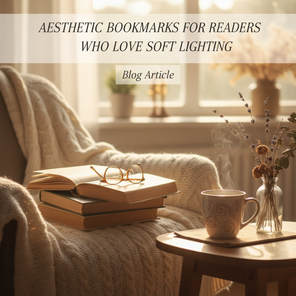 Aesthetic Bookmarks for Readers Who Love Soft Lighting
