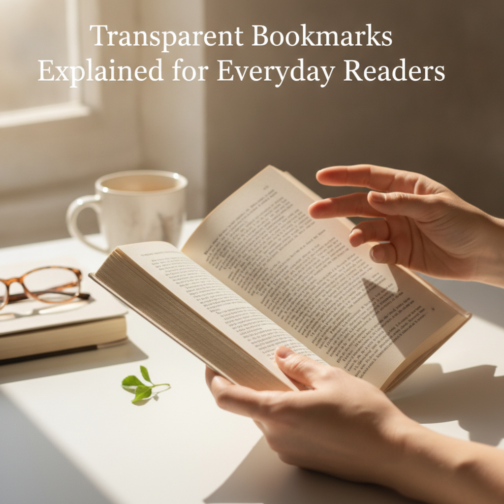 Transparent Bookmarks Explained for Everyday Readers