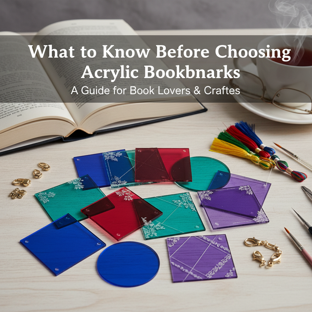 What to Know Before Choosing Acrylic Bookmarks