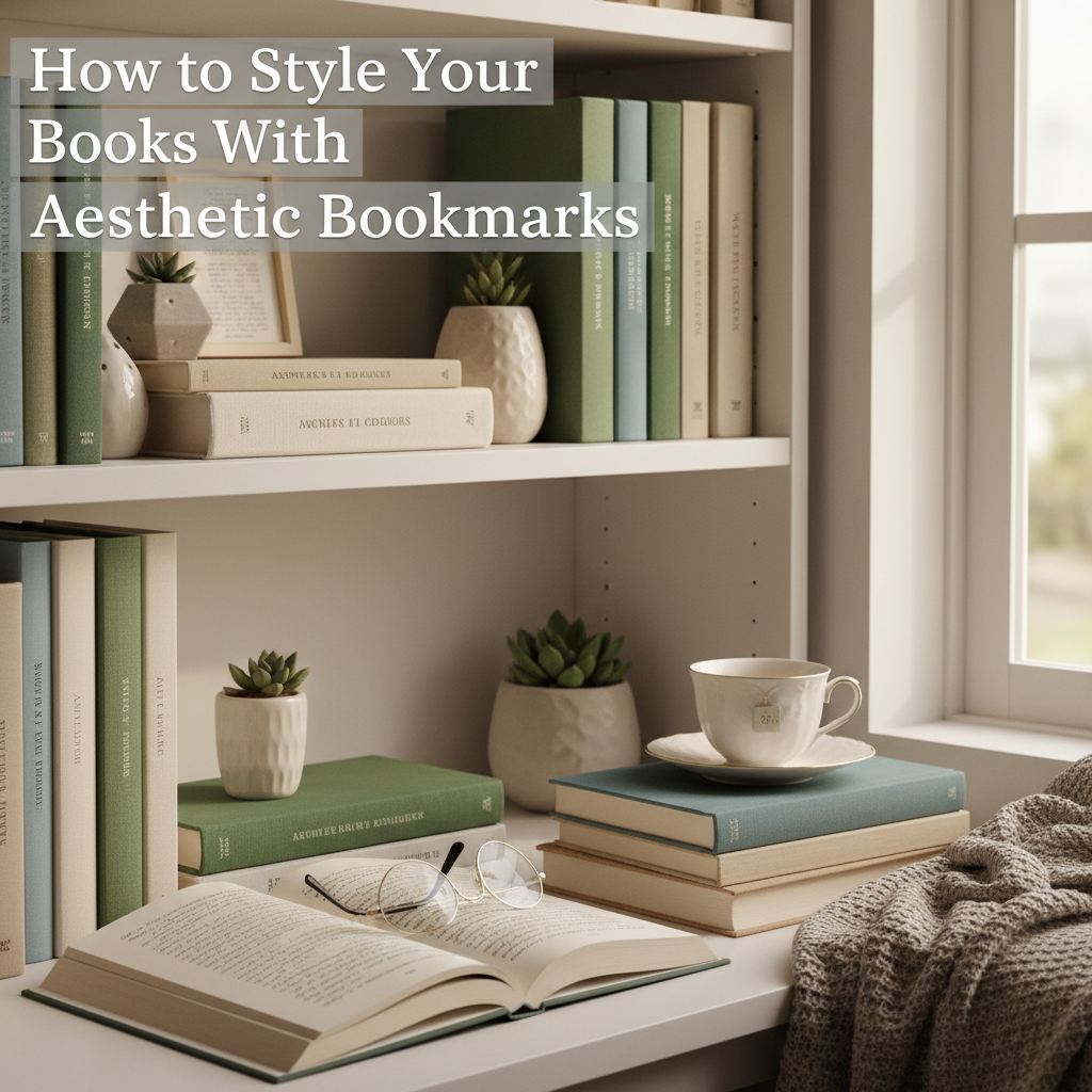 How to Style Your Books With Aesthetic Bookmarks