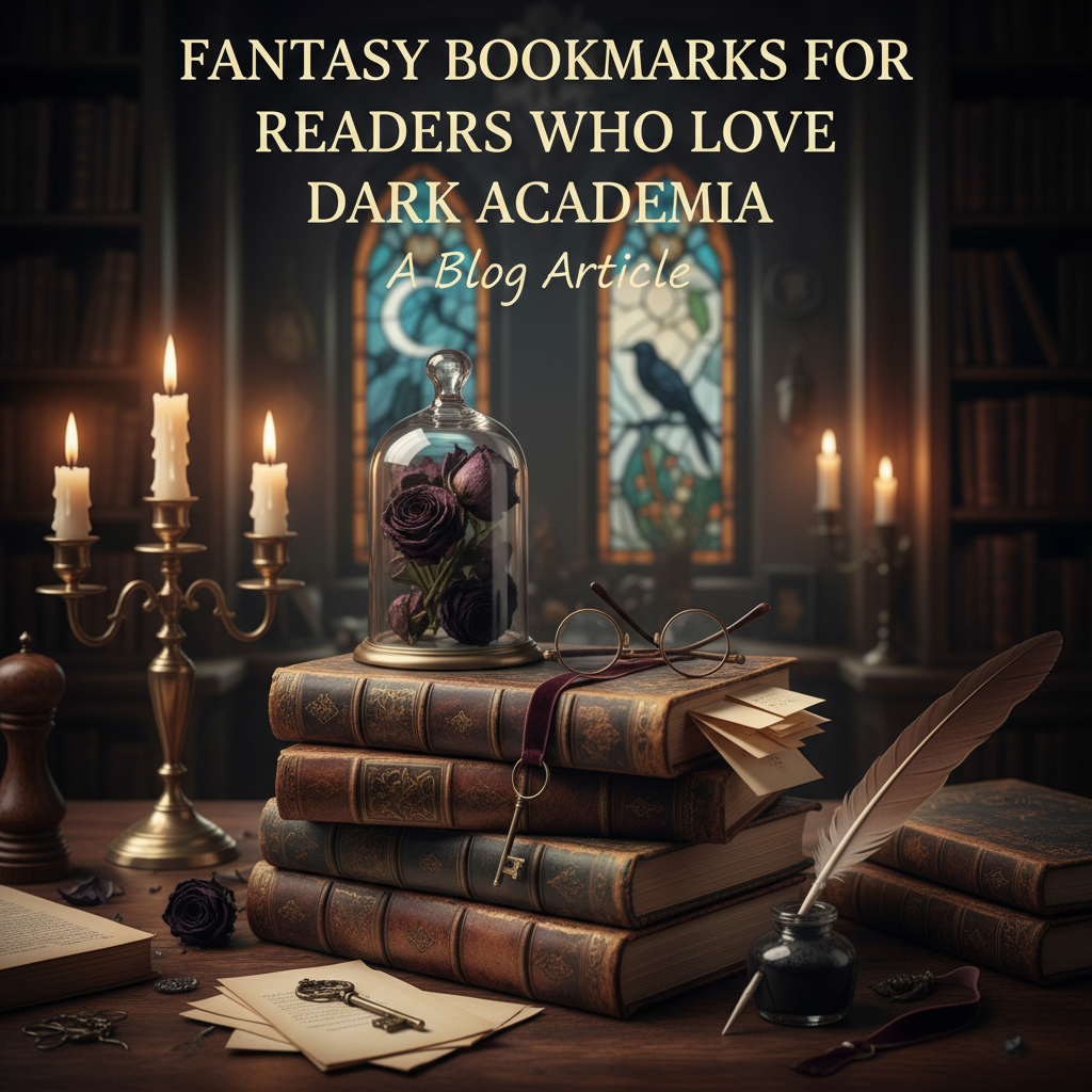 Fantasy Bookmarks for Readers Who Love Dark Academia