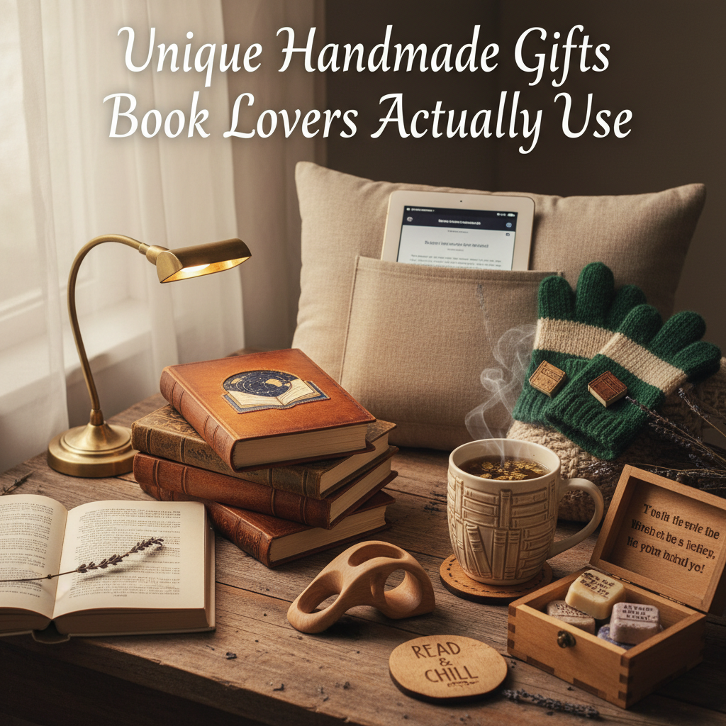 Unique Handmade Gifts Book Lovers Actually Use