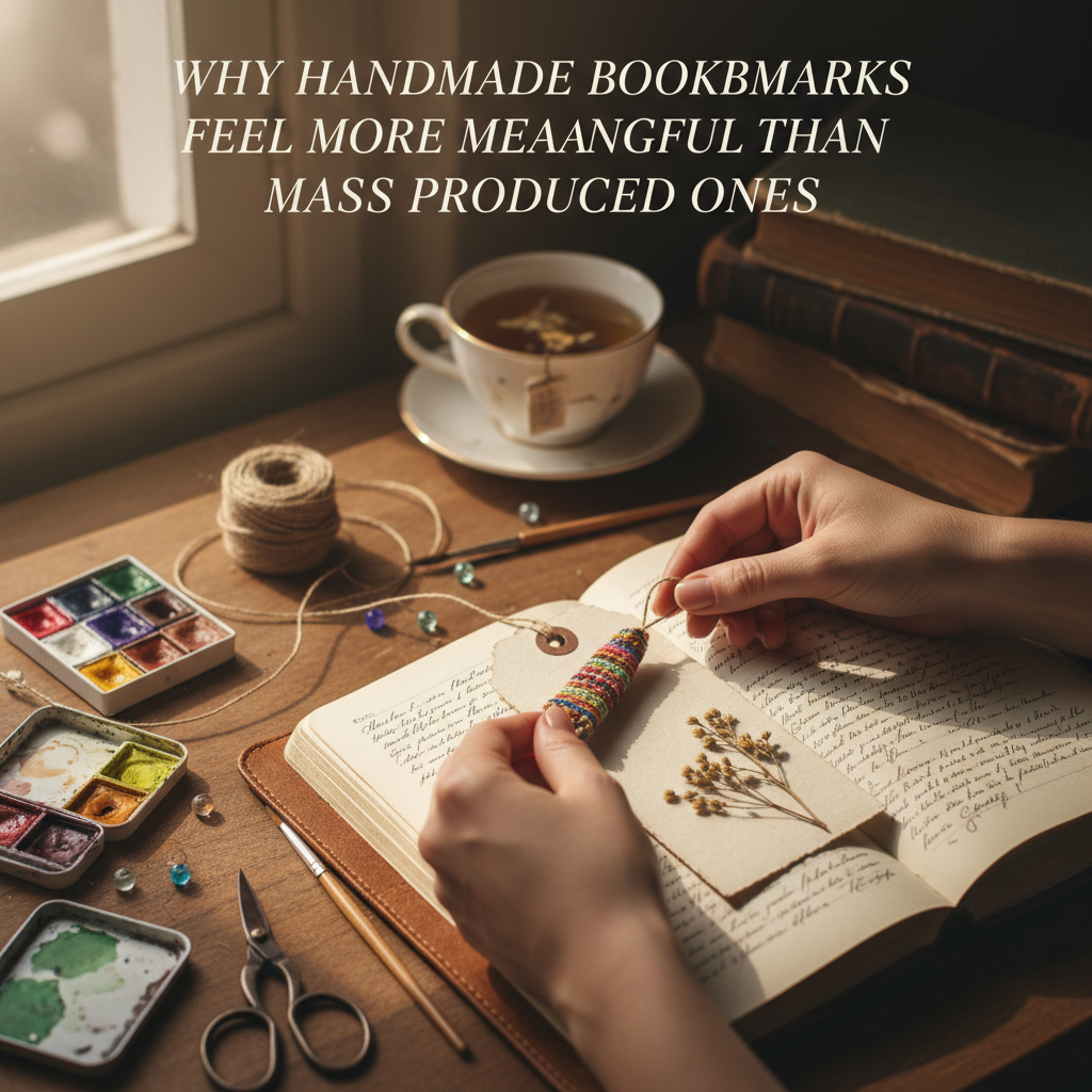 Why Handmade Bookmarks Feel More Meaningful Than Mass Produced Ones