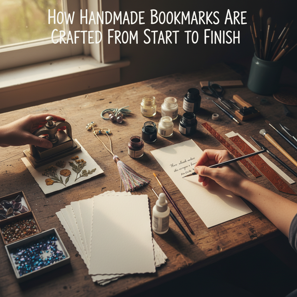 How Handmade Bookmarks Are Crafted From Start to Finish – Magical Bookmarks