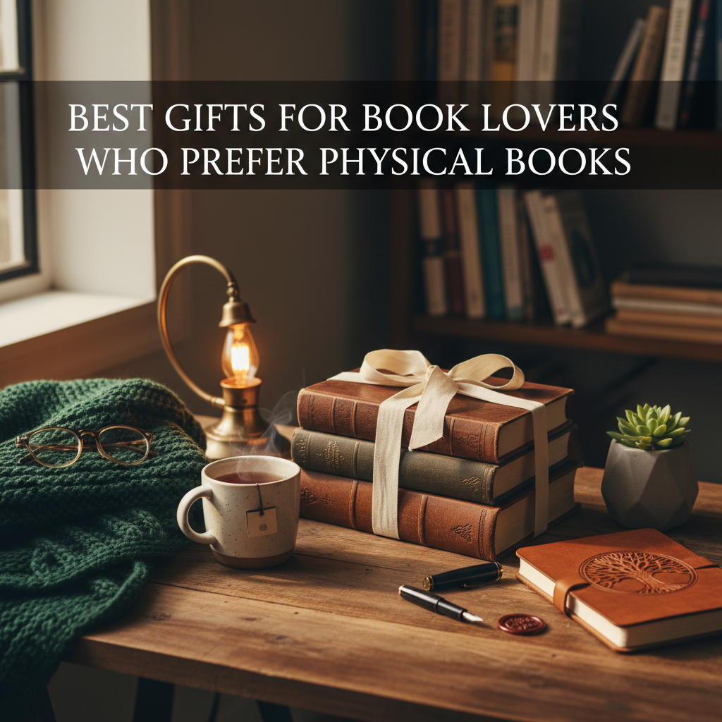 Best Gifts for Book Lovers Who Prefer Physical Books
