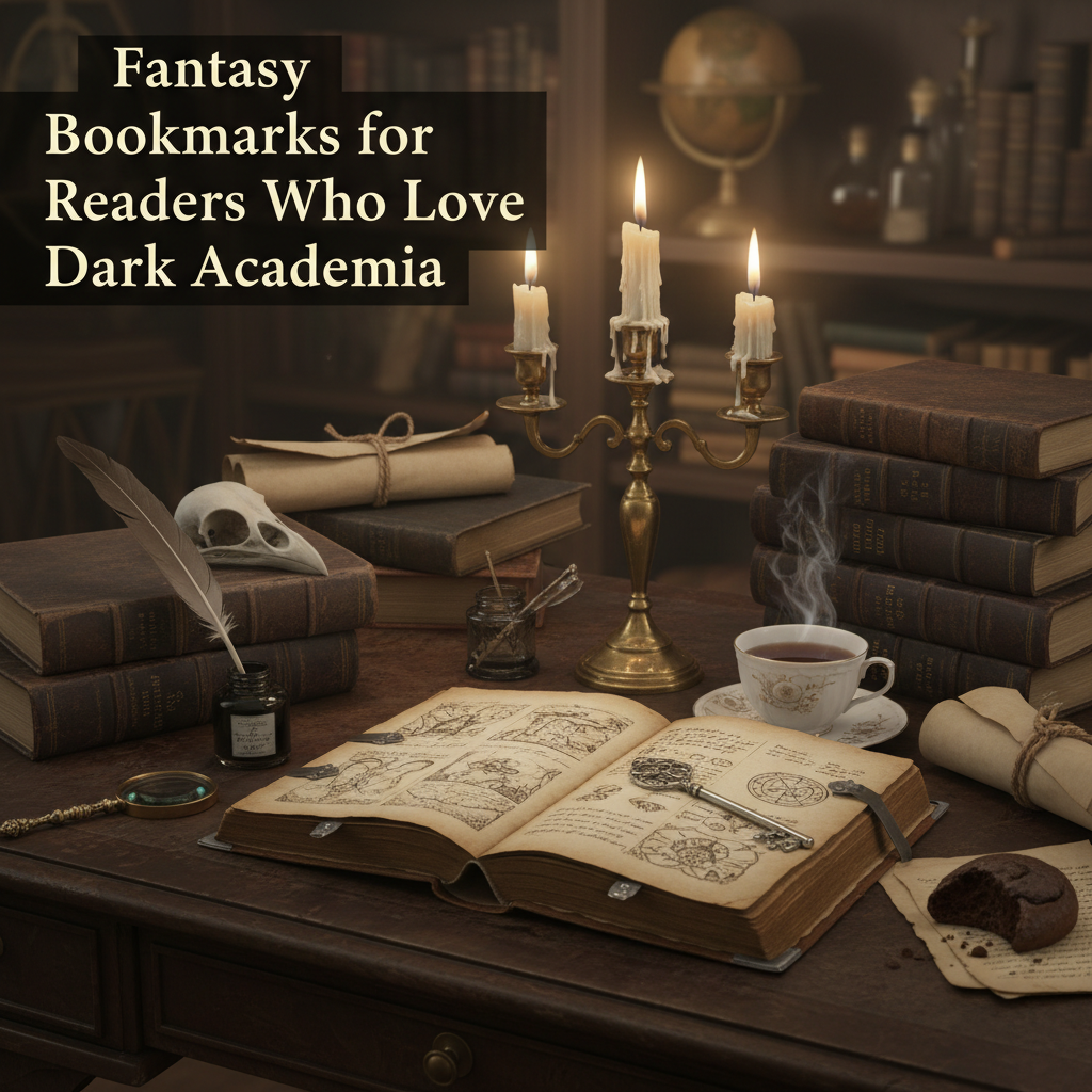 Fantasy Bookmarks for Readers Who Love Dark Academia