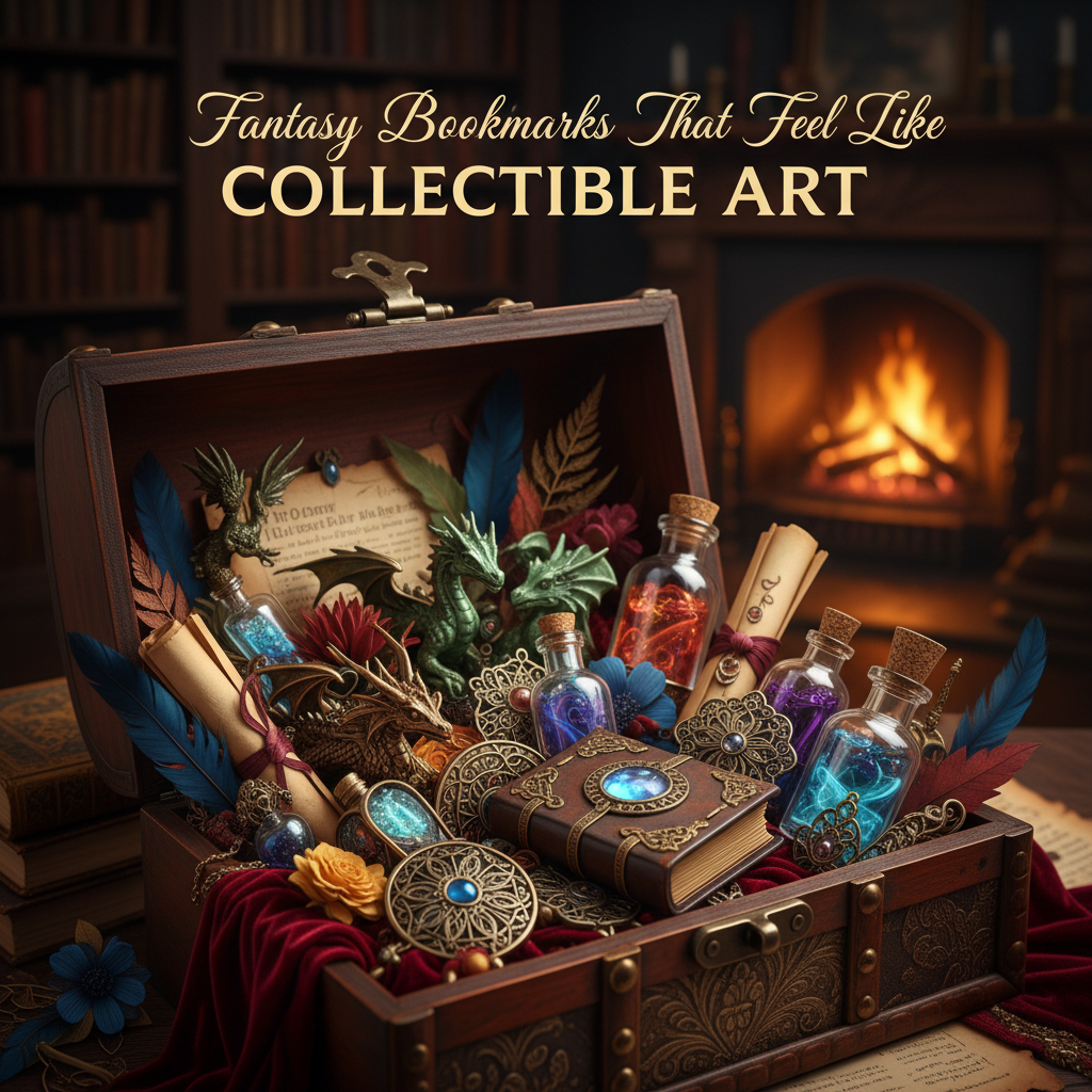 Fantasy Bookmarks That Feel Like Collectible Art