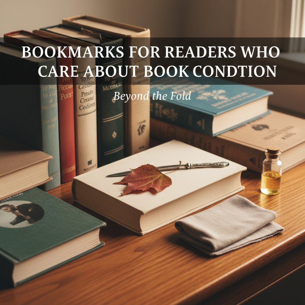 Bookmarks for Readers Who Care About Book Condition