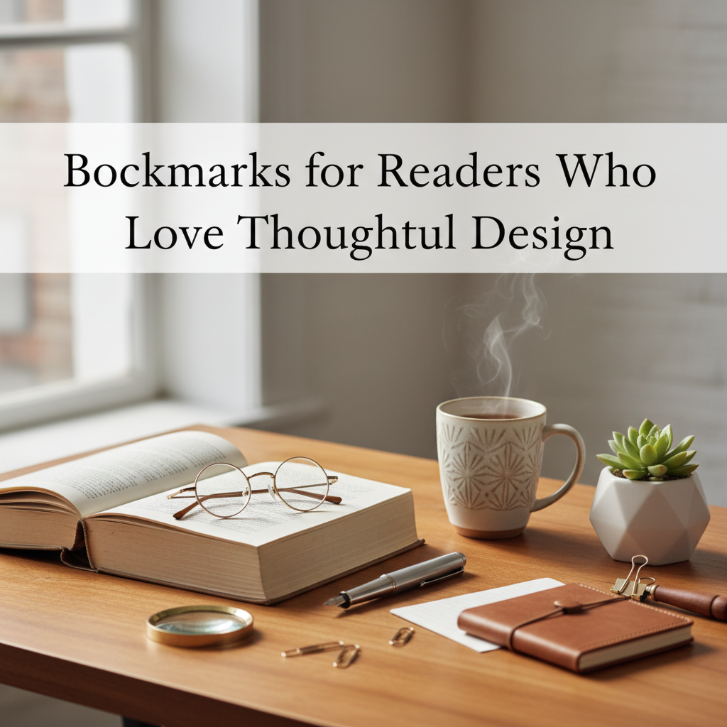 Bookmarks for Readers Who Love Thoughtful Design