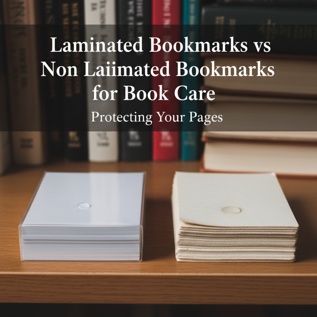 Laminated Bookmarks vs Non Laminated Bookmarks for Book Care
