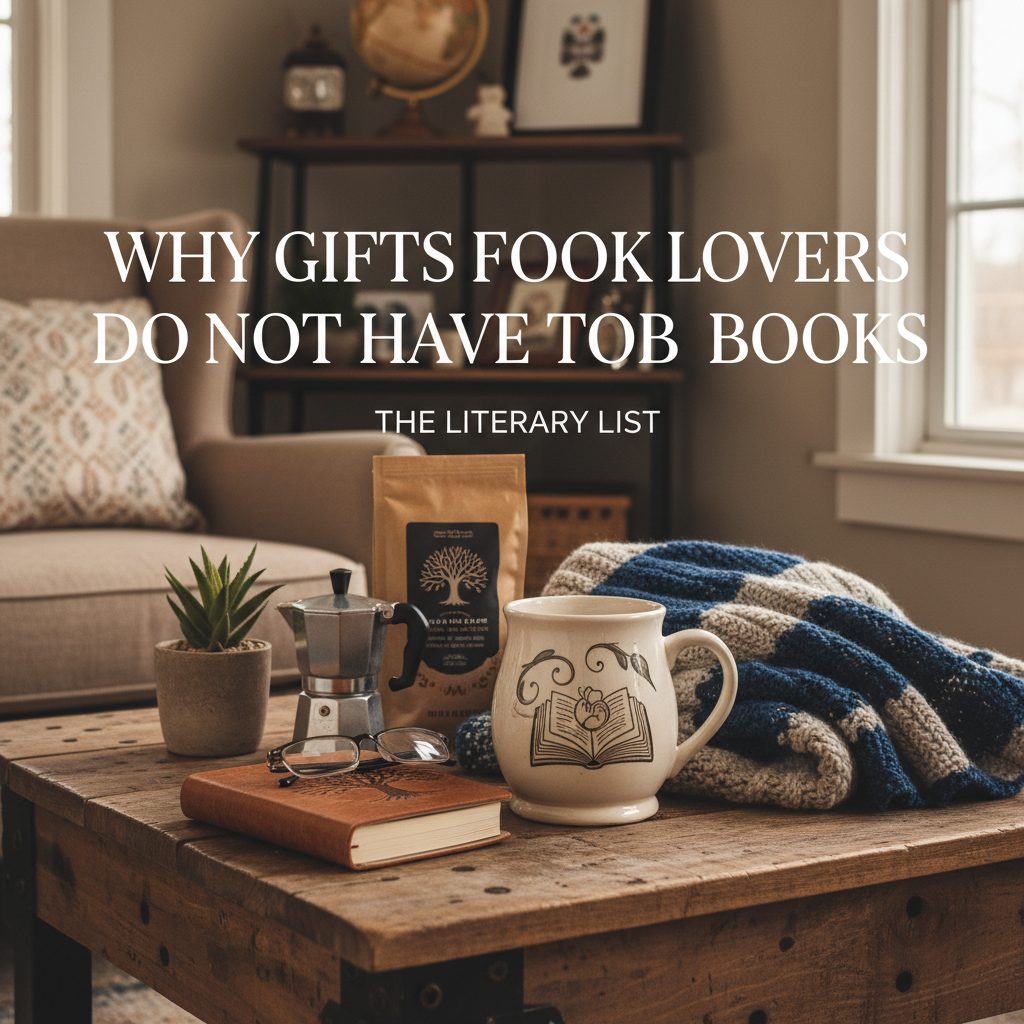 Why Gifts for Book Lovers Do Not Have to Be Books