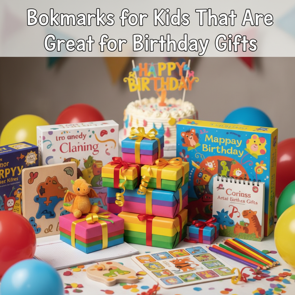 Bookmarks for Kids That Are Great for Birthday Gifts