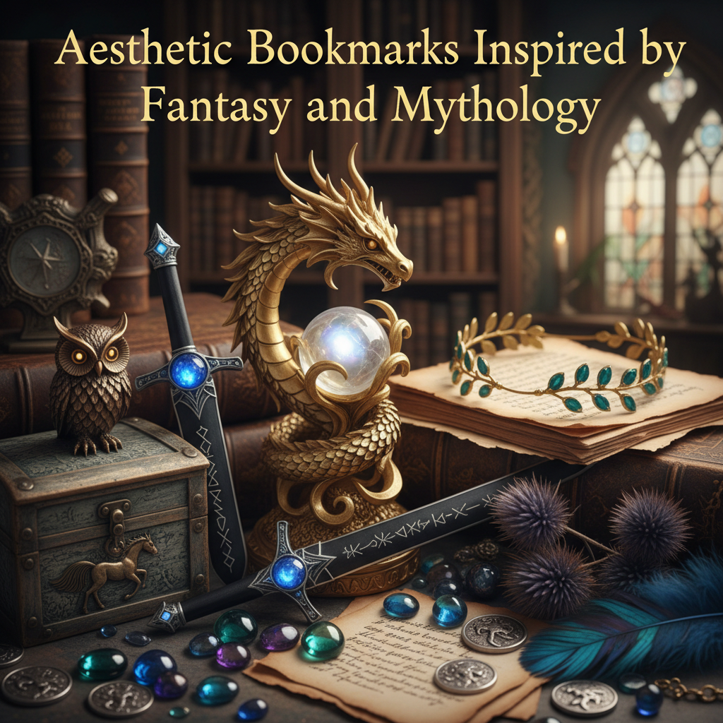 Aesthetic Bookmarks Inspired by Fantasy and Mythology
