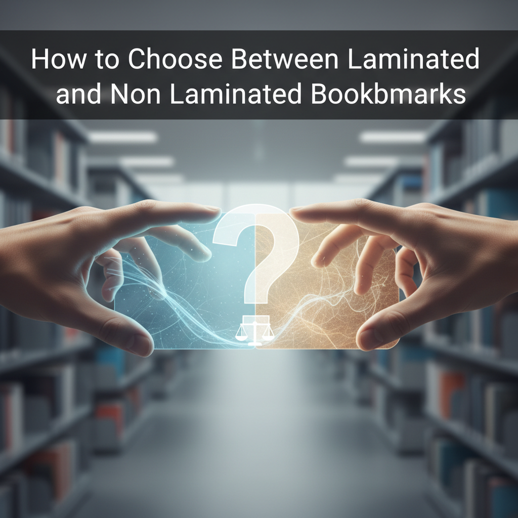 How to Choose Between Laminated and Non Laminated Bookmarks