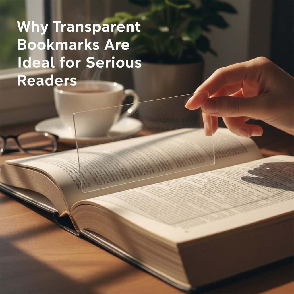 Why Transparent Bookmarks Are Ideal for Serious Readers