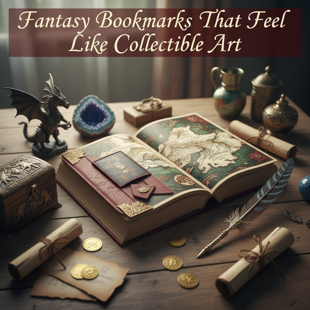 Fantasy Bookmarks That Feel Like Collectible Art