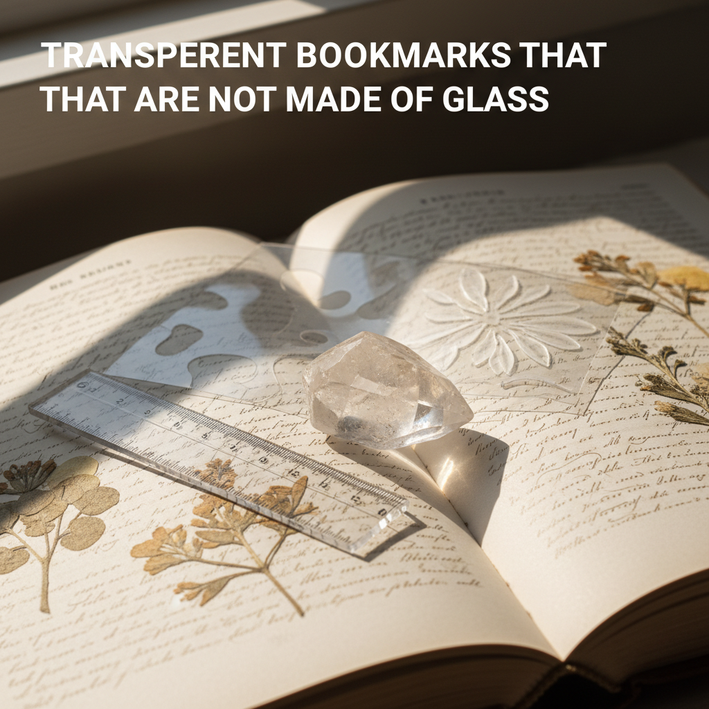 Transparent Bookmarks That Are Not Made of Glass