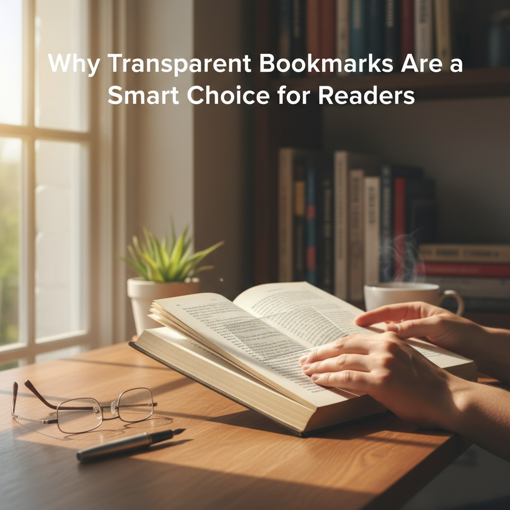 Why Transparent Bookmarks Are a Smart Choice for Readers