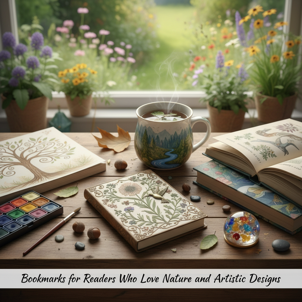 Bookmarks for Readers Who Love Nature and Artistic Designs