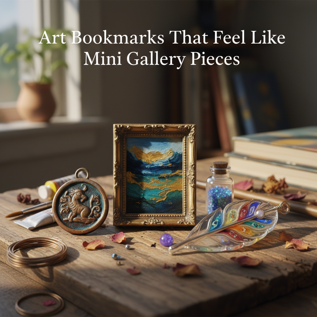 Art Bookmarks That Feel Like Mini Gallery Pieces
