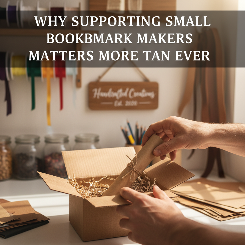 Why Supporting Small Bookmark Makers Matters More Than Ever