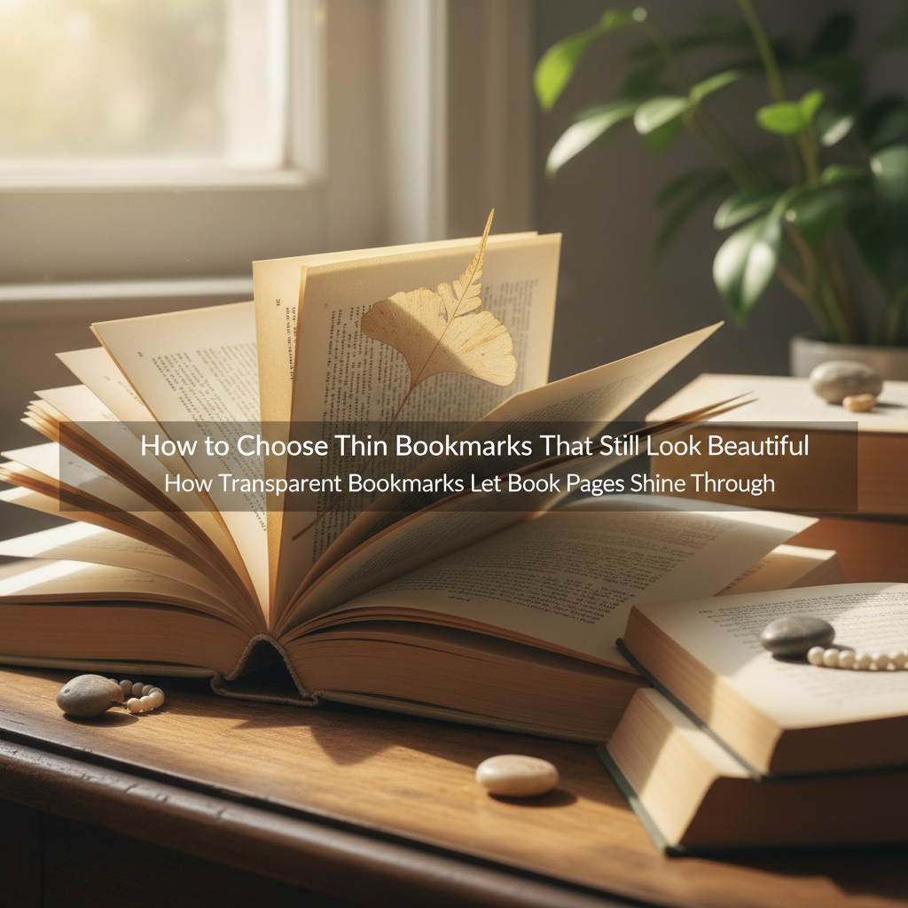 How to Choose Thin Bookmarks That Still Look BeautifulHow Transparent Bookmarks Let Book Pages Shine Through
