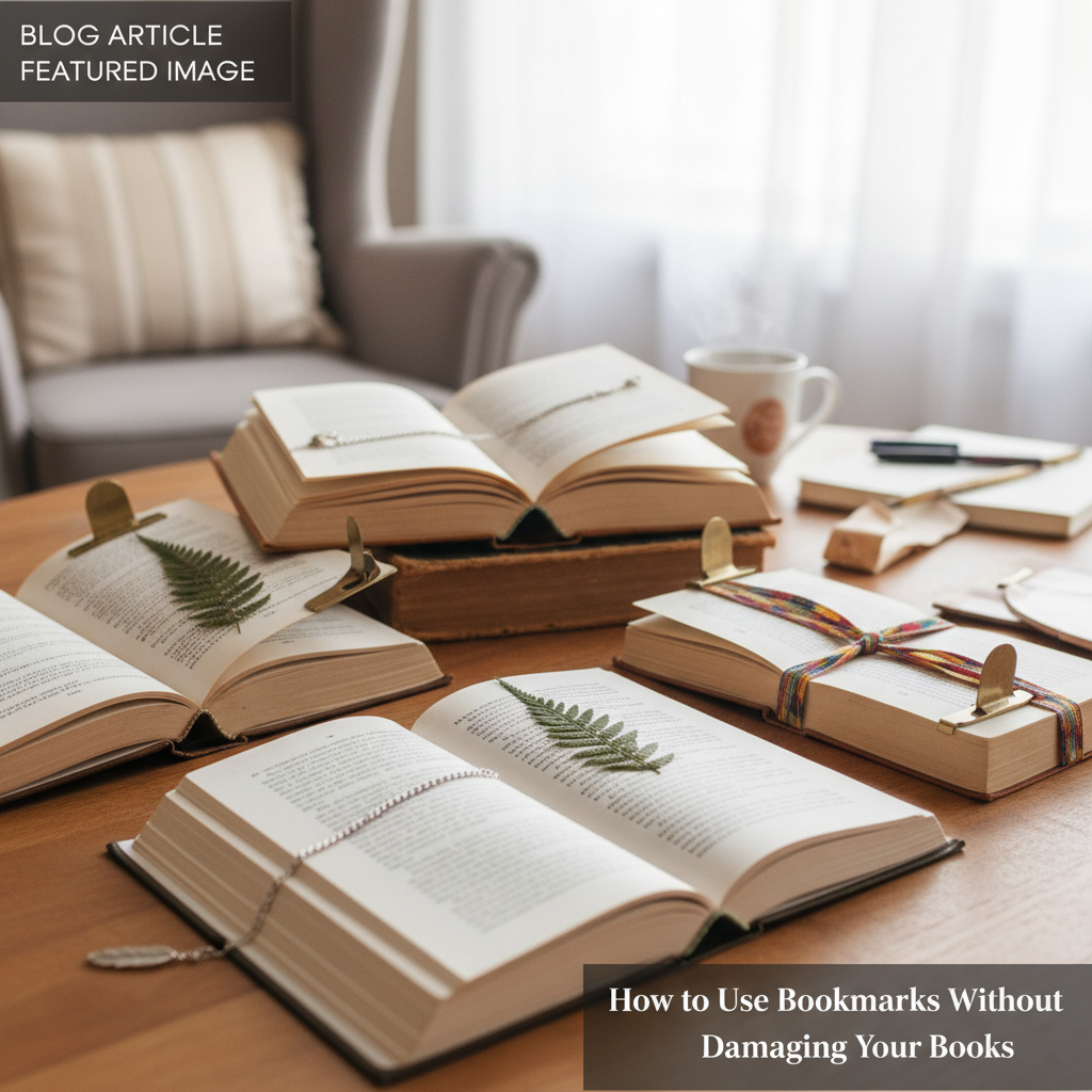 How to Use Bookmarks Without Damaging Your Books