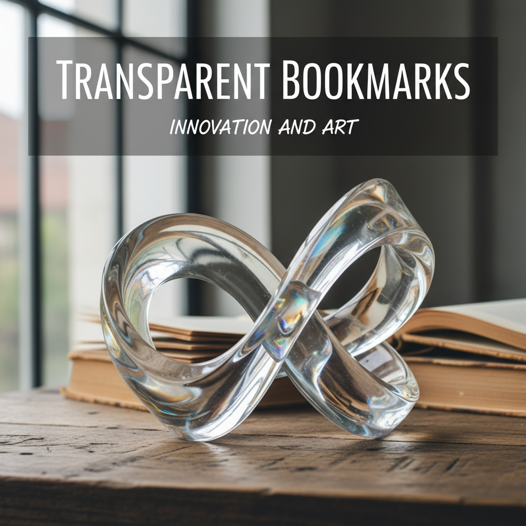 Transparent Bookmarks That Combine Innovation and Art
