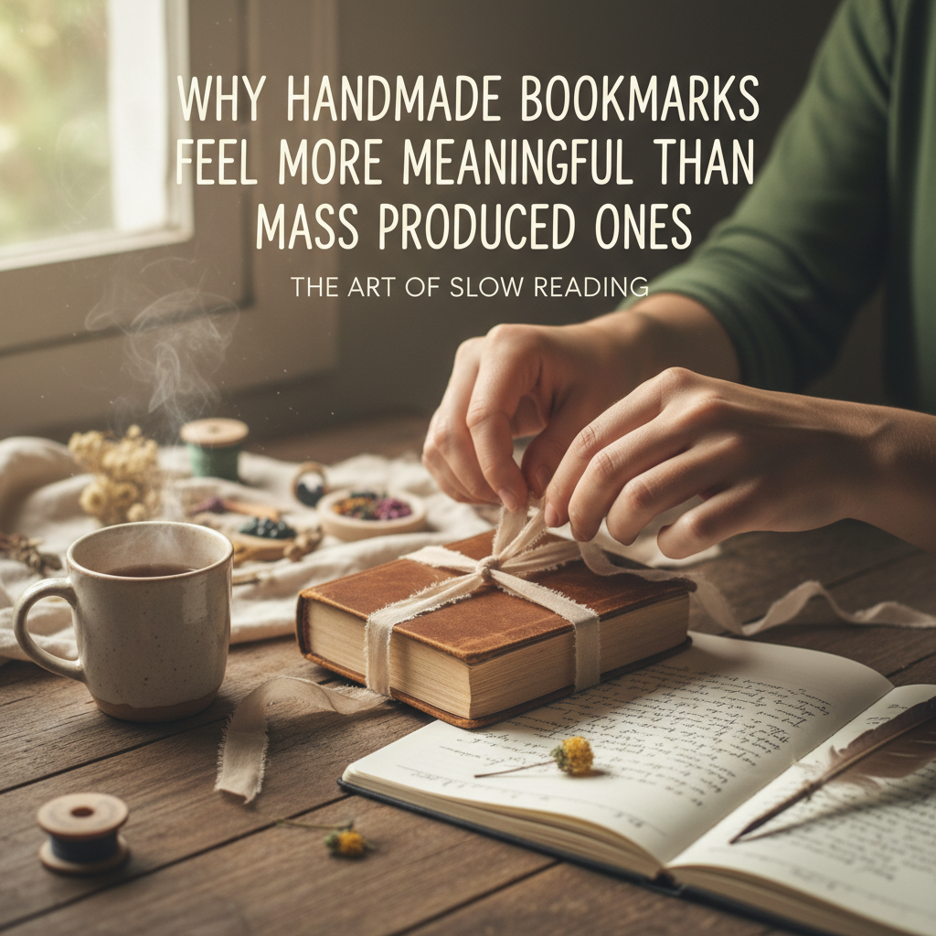 Why Handmade Bookmarks Feel More Meaningful Than Mass Produced Ones