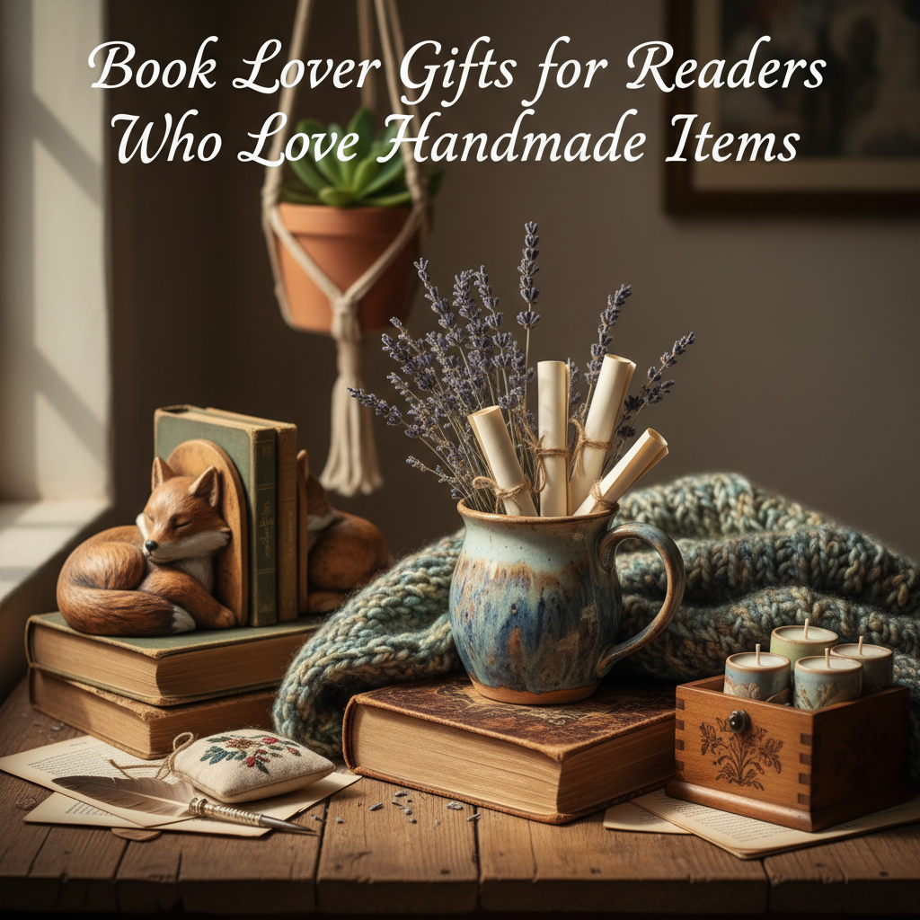 Book Lover Gifts for Readers Who Love Handmade Items