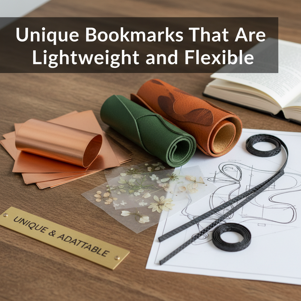 Unique Bookmarks That Are Lightweight and Flexible
